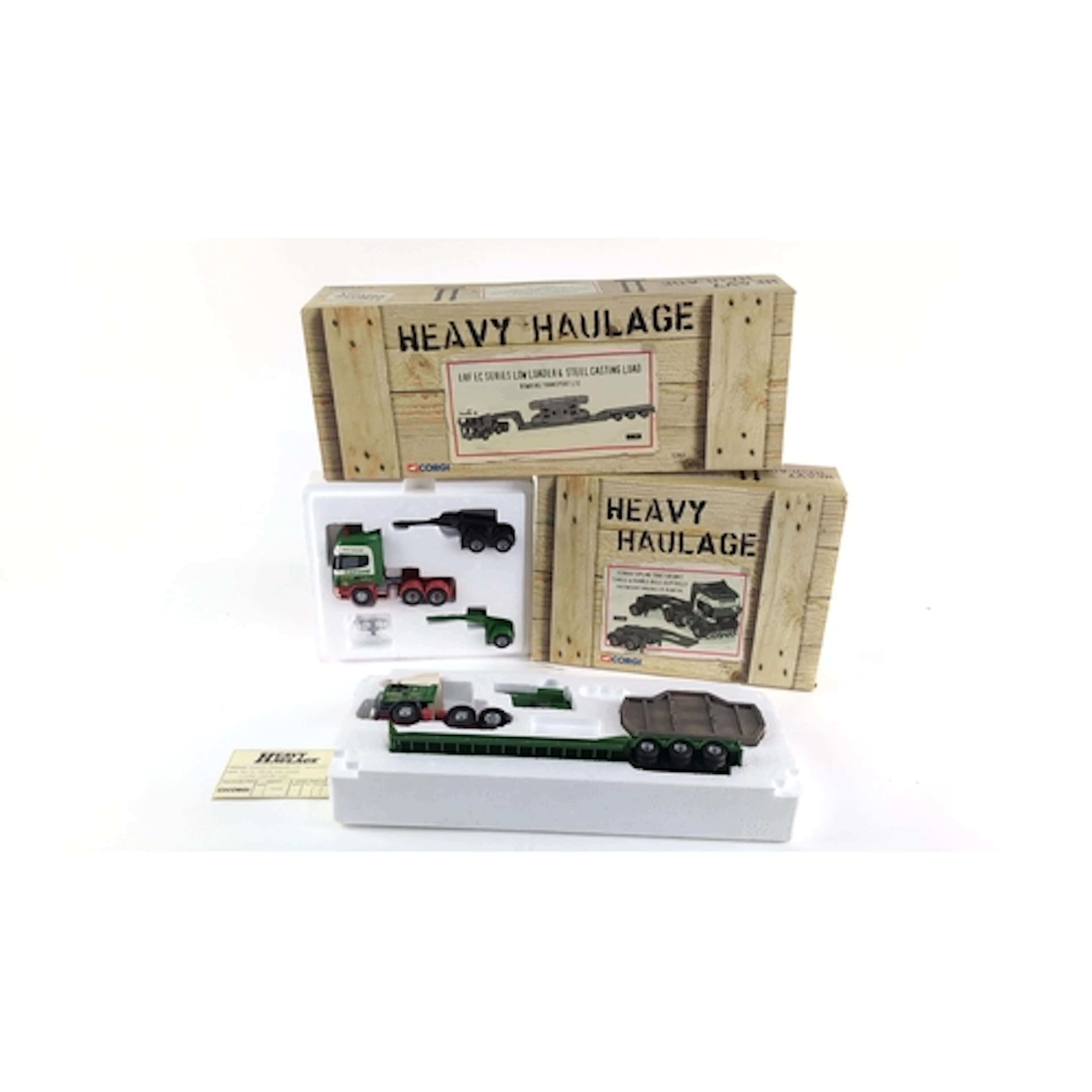Corgi ‘Heavy Haulage’ 1:50 scale die-cast commercial vehicle...