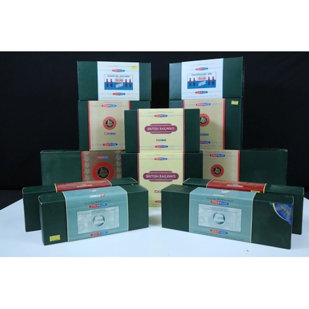 12 Boxed Corgi Premium Edition diecast model sets to include...