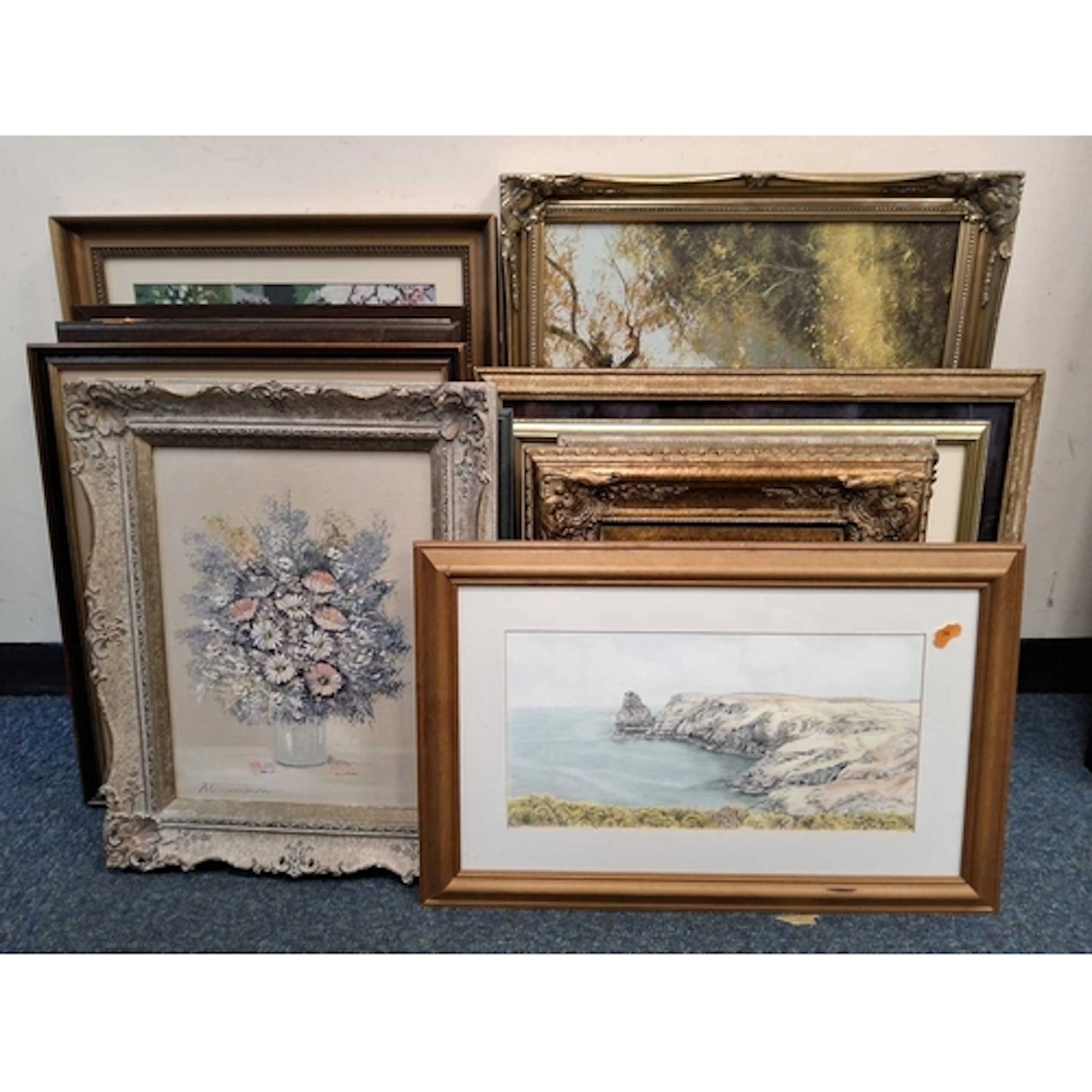 QUANTITY OF PICTURES AND PRINTS ETC, to include a Helen Sedd...