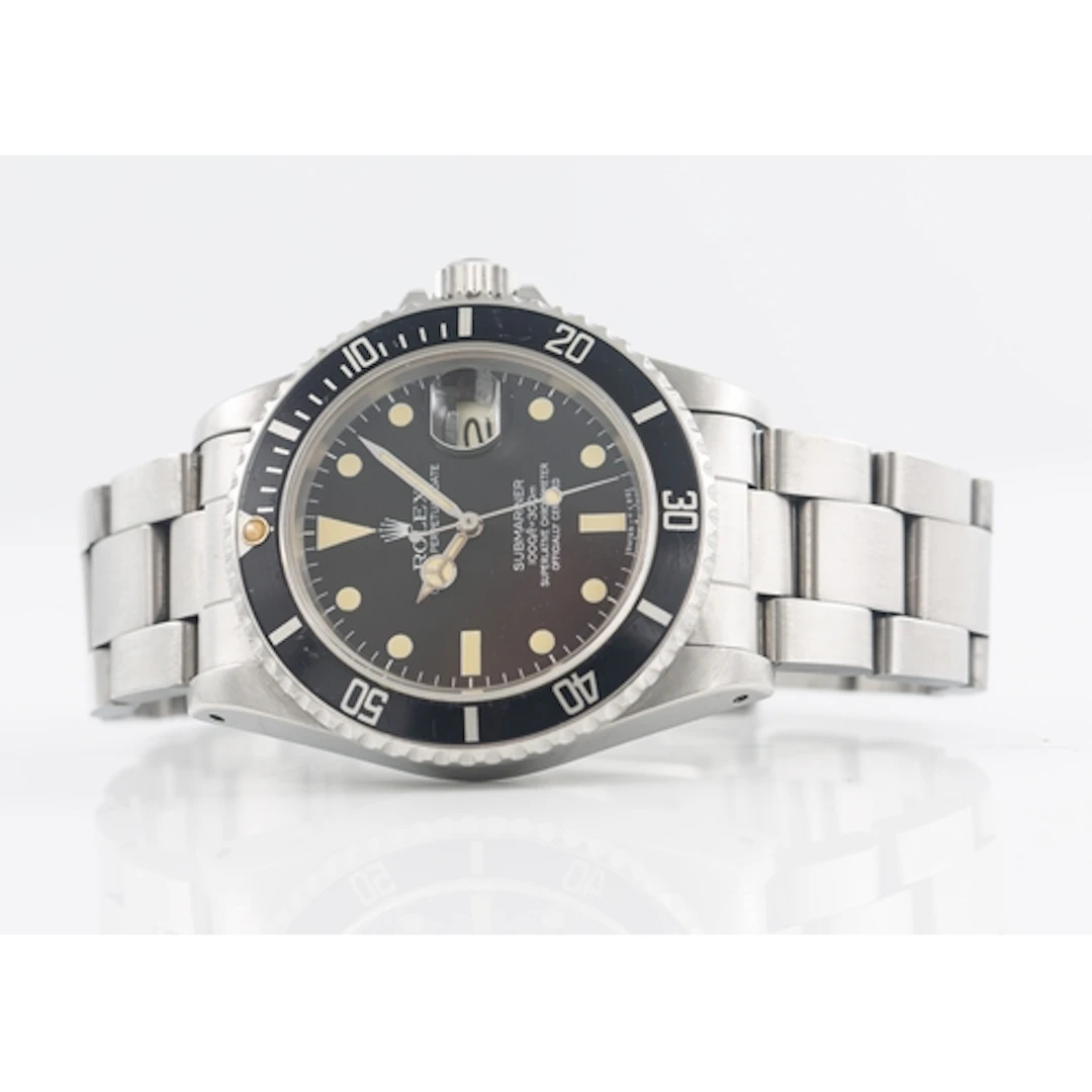 Rolex Submariner Date Reference 1680 black dial with tritium...