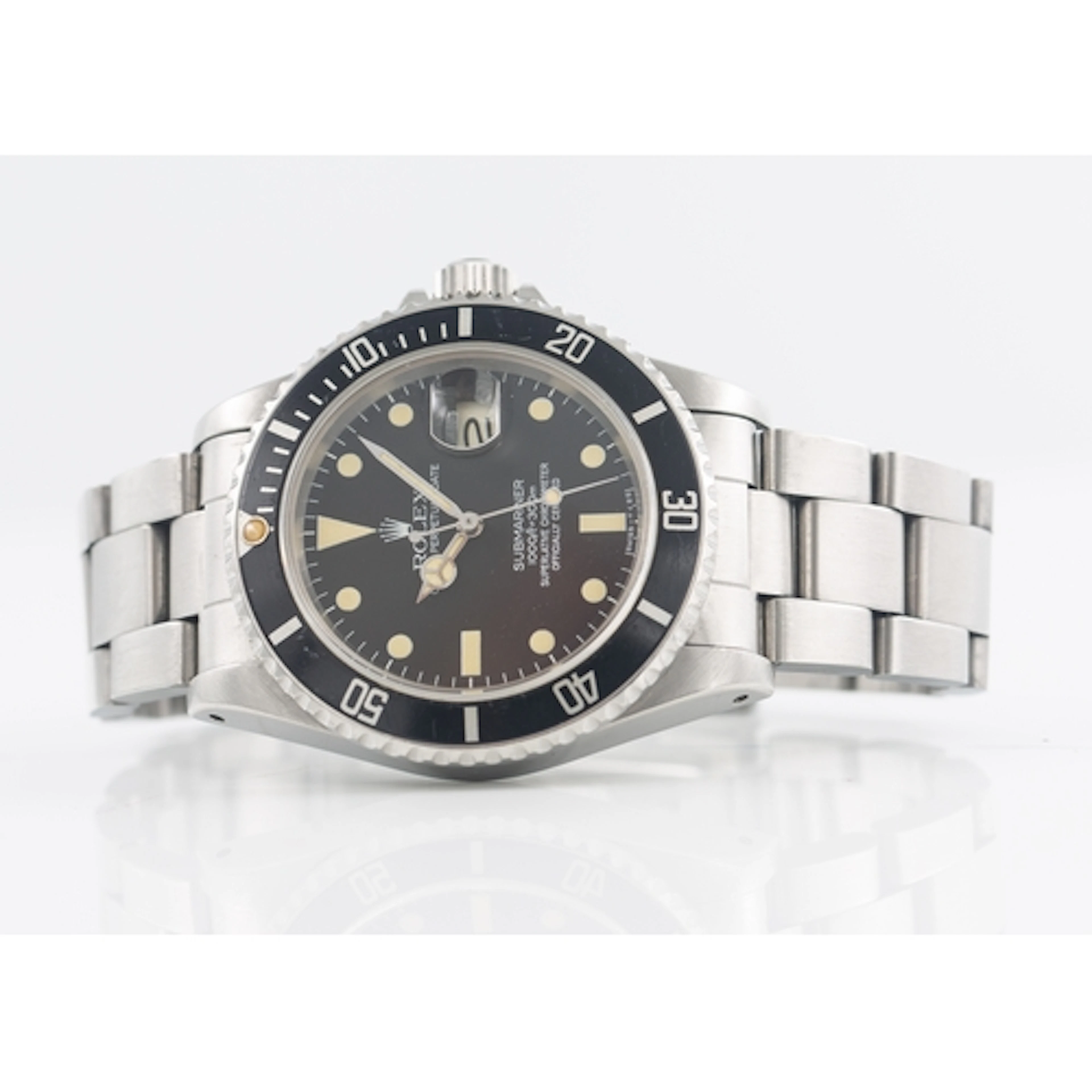 Rolex Submariner Date Reference 1680 black dial with tritium...