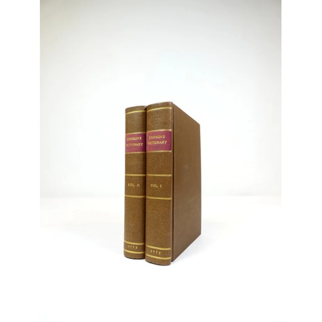 JOHNSON SAMUEL. A Dictionary of the English Language. 2 vol...