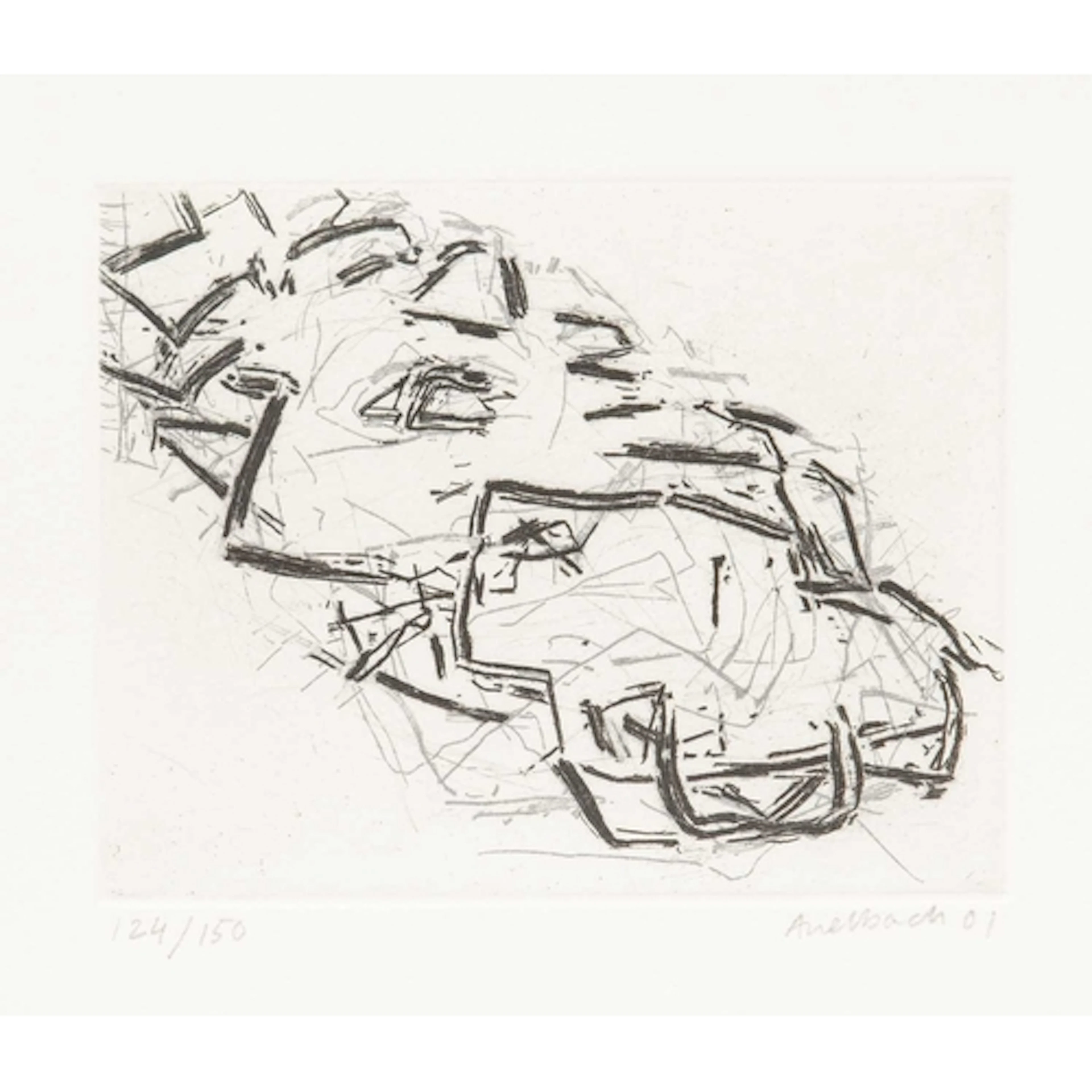 § Frank AUERBACH (1931-2024) Head of Julia, 2001 Etching, si...