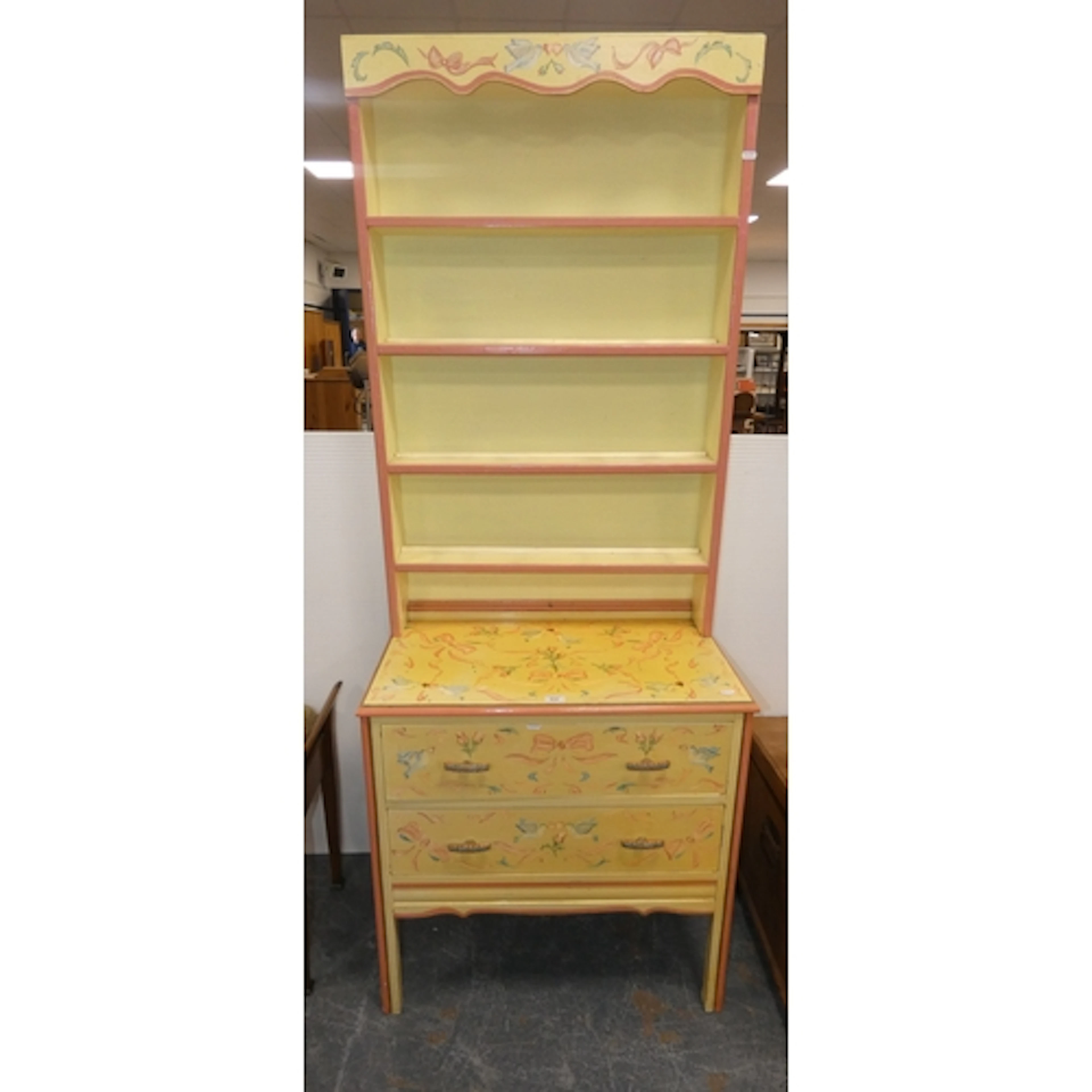 Shabby Chic painted dresser.