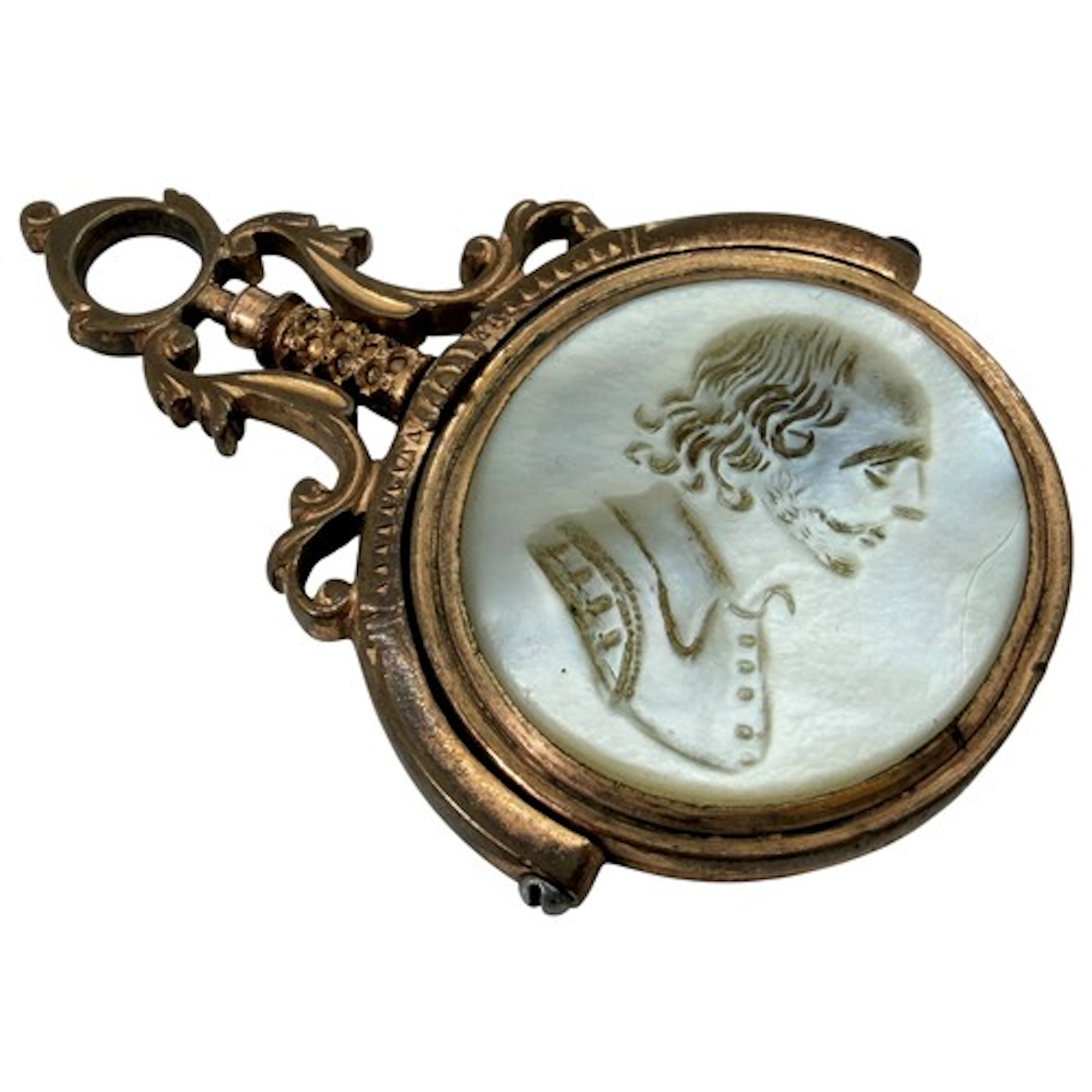 An English silver and gilt-metal swivelling perpetual calen...