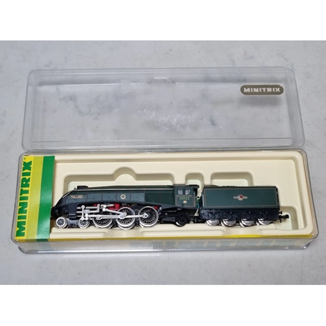 A boxed Minitrix N gauge No.12947 4-6-2 A4 Locomotive 'Malla...