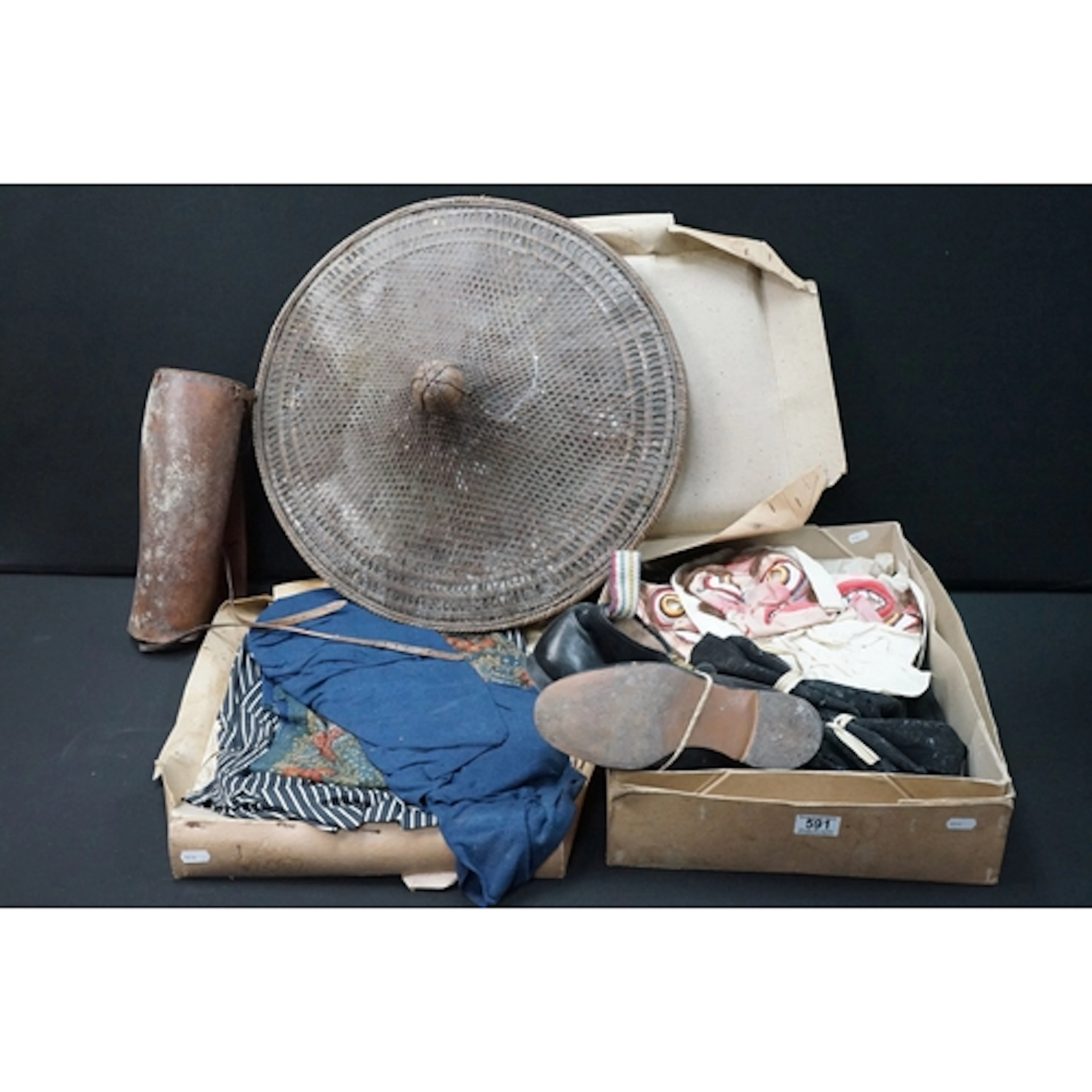 Three early / mid 20th century costumes, possibly witches, w...