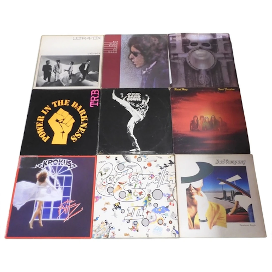 ROCK/POP/PROG/HARD ROCK/FOLK - A mixed genre box of 12"...