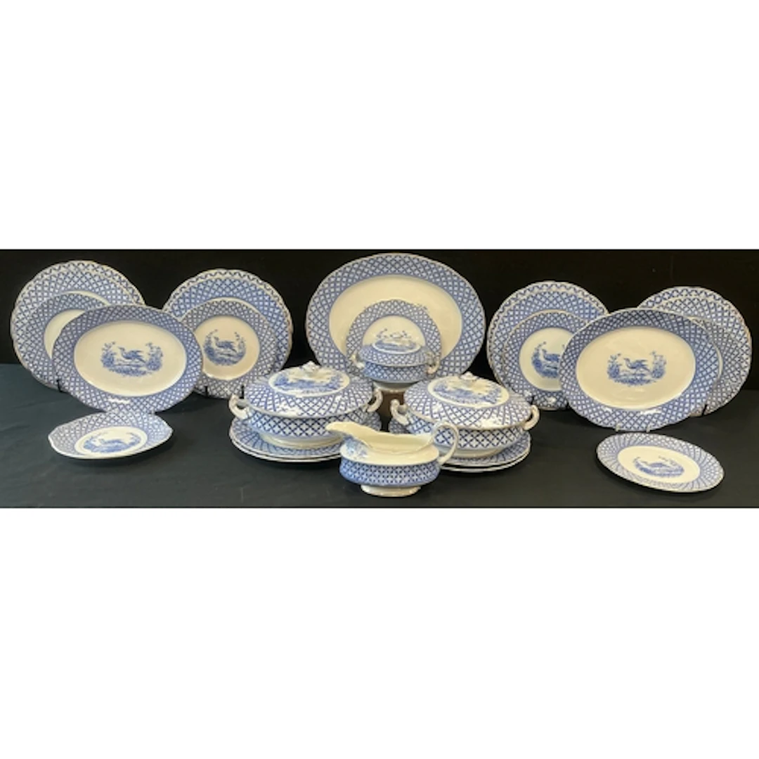 An S.Hancock and Son Chantilly pattern dinner service to in...