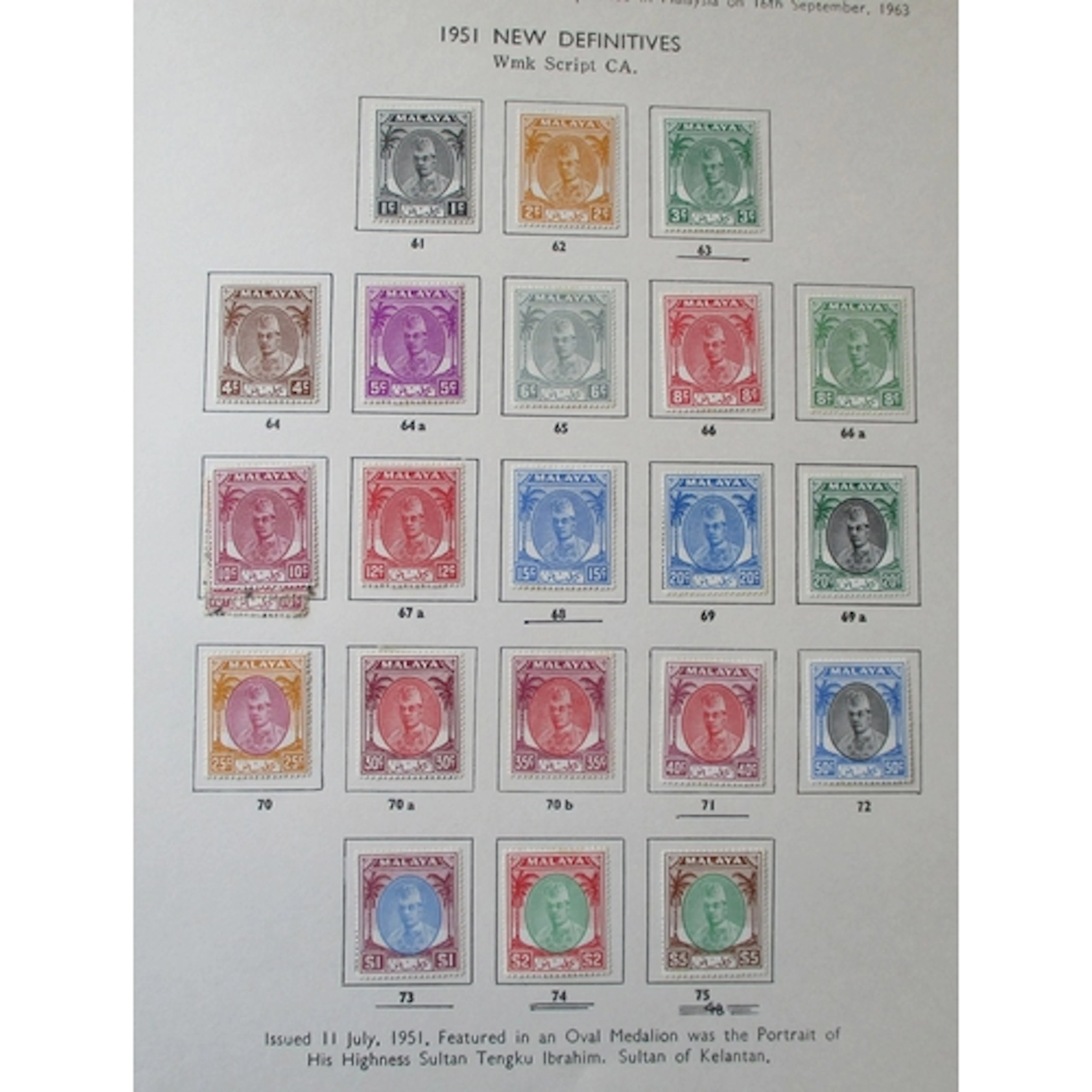 Malayan States. 1949-57 M/U, coln in 1 album incl Johore 196...