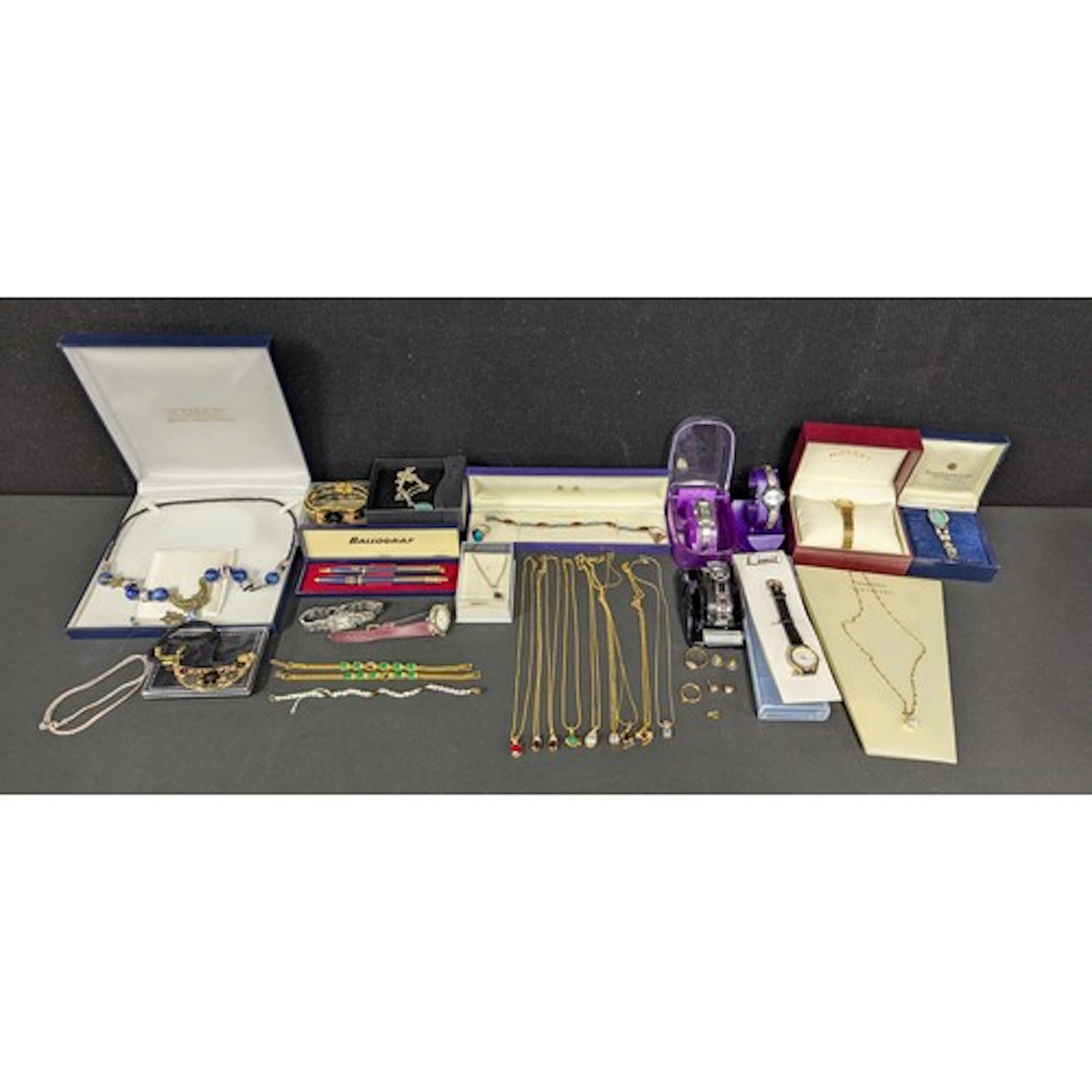 Watches & Jewellery - Rotary gold plated 521 4500 lady's bra...