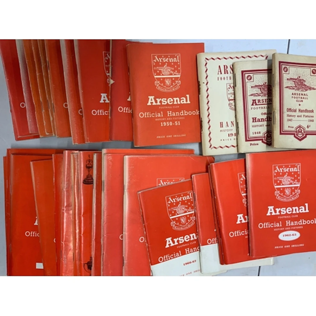 Arsenal Post War Handbook Collection: Complete run in mainly...