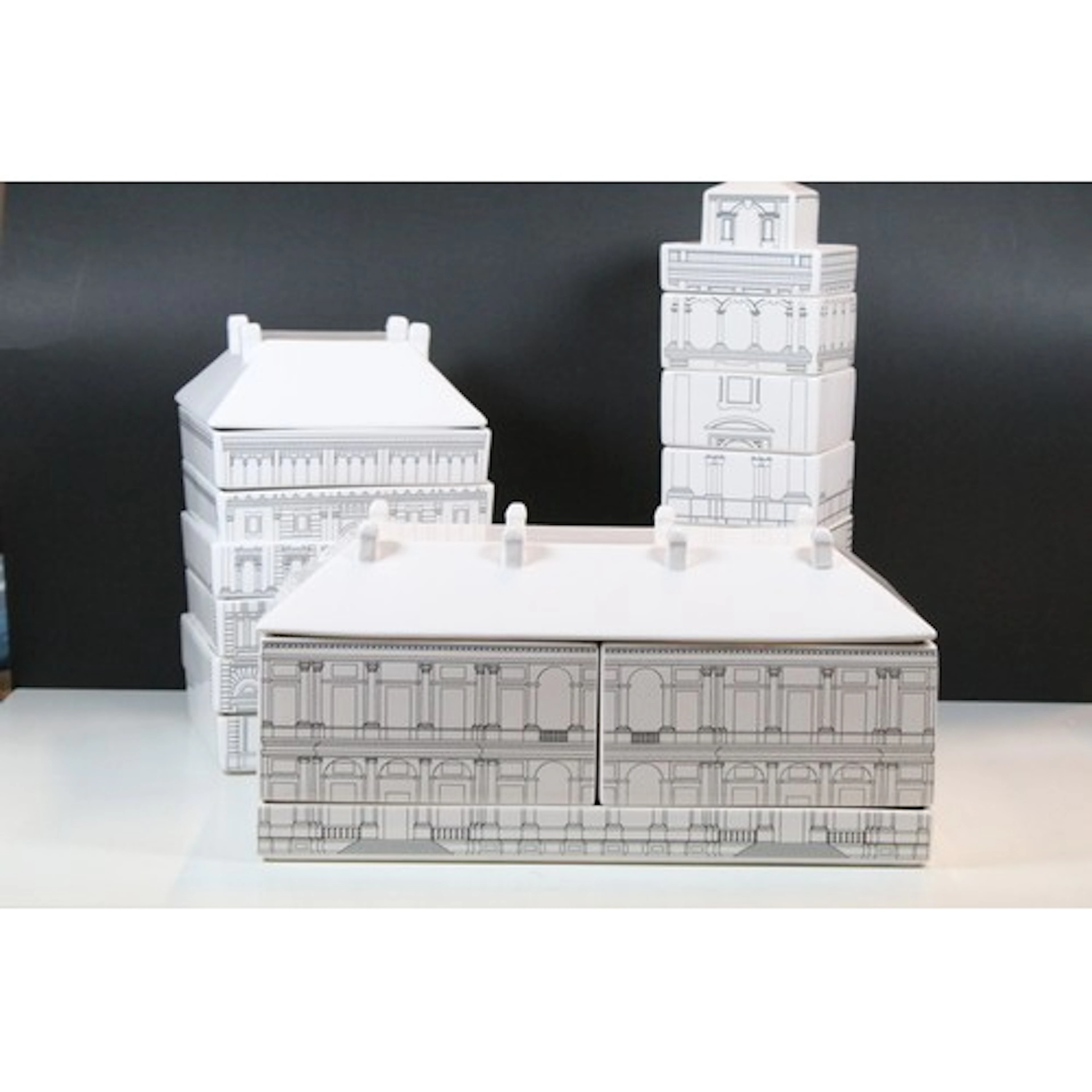Seletti 'Palace' architectural modular part dinner service s...