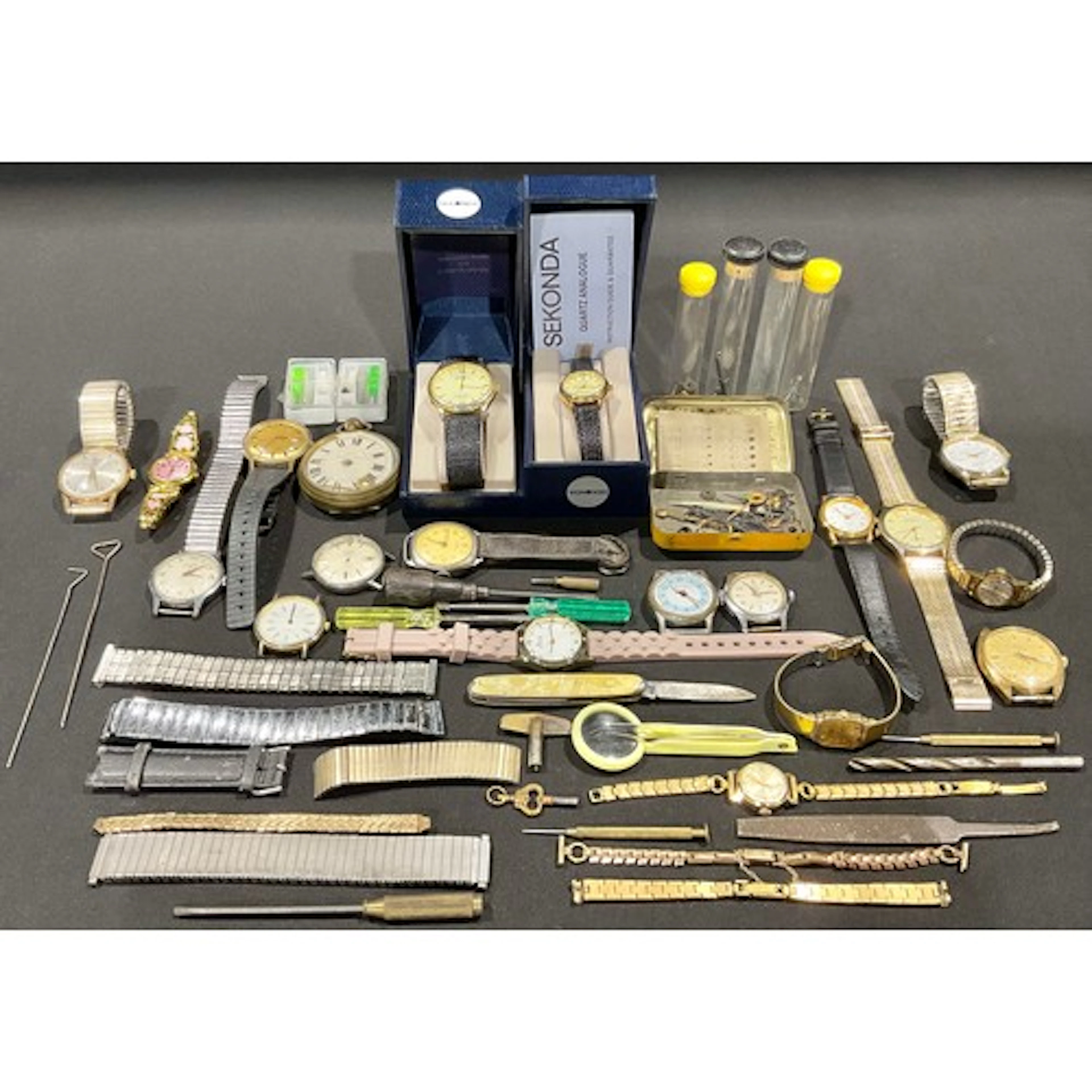 Watches & Spares - Avia, Accurist, Cimier, Rocar, Roamer, Al...