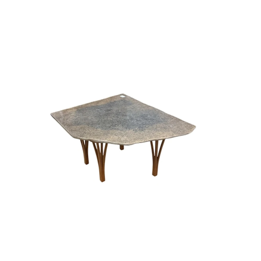 A contemporary marble-top coffee table, by Charles Thompson,...