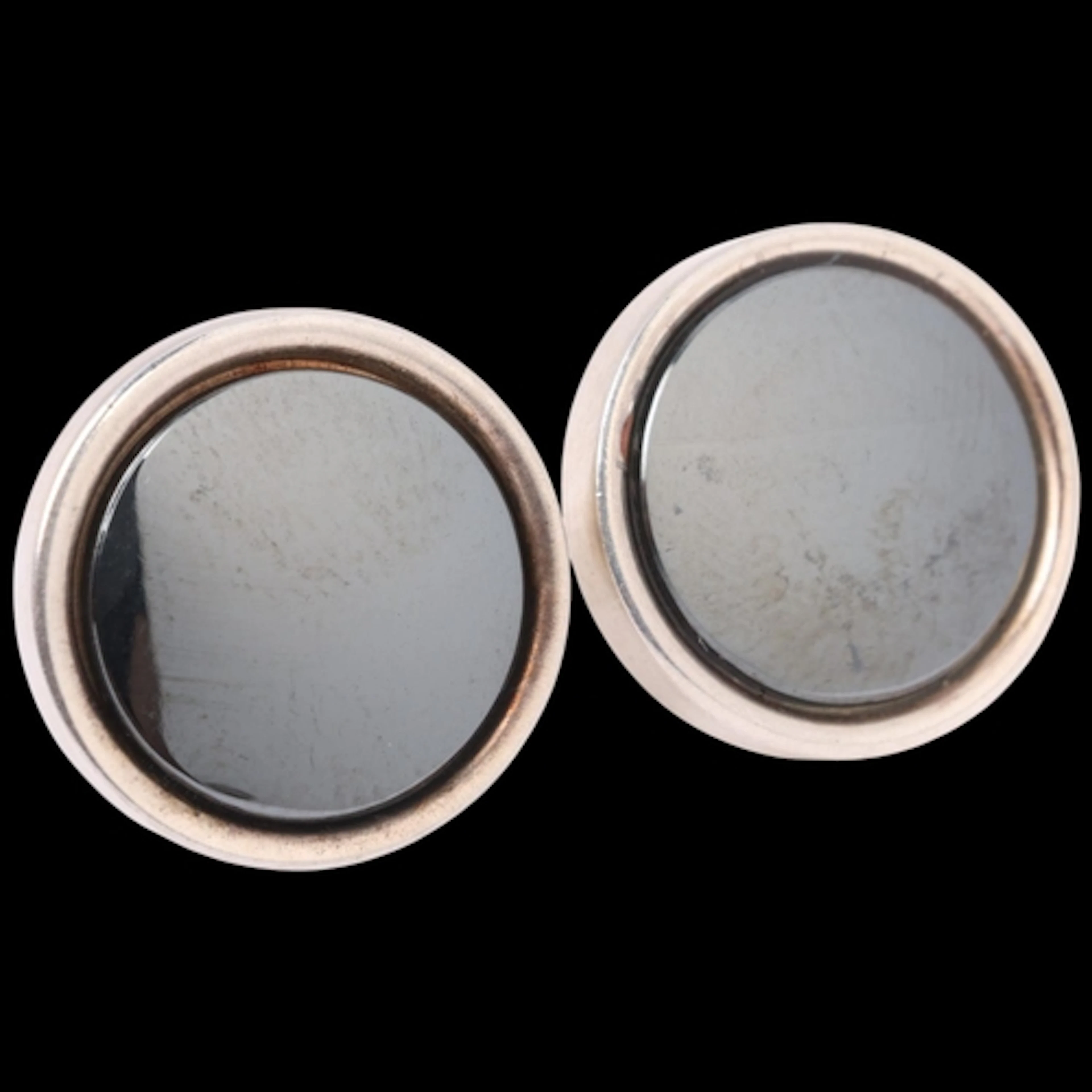 GEORG JENSEN - a pair of Danish modernist sterling silver he...