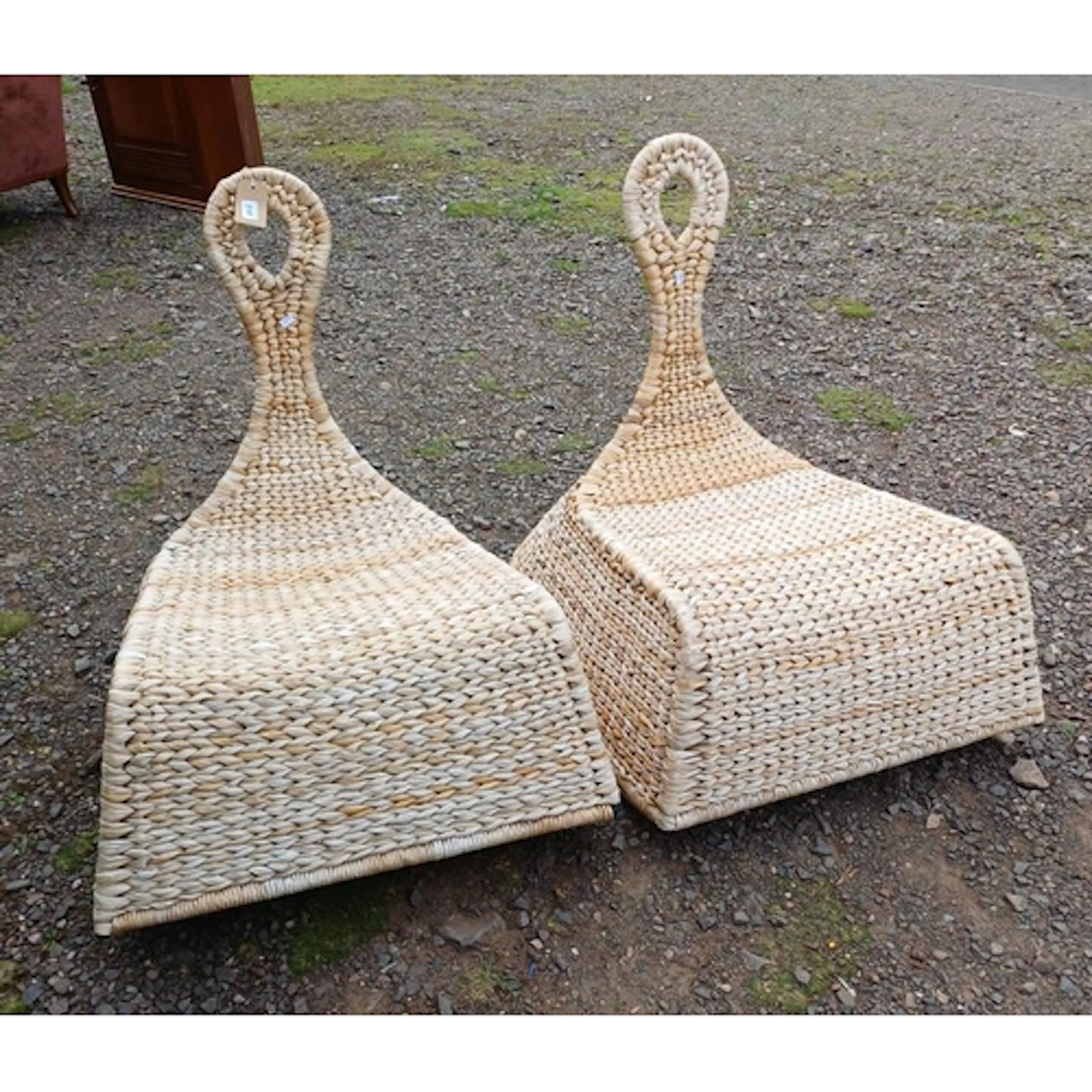 PAIR OF WICKER ROCKING CHAIRS
