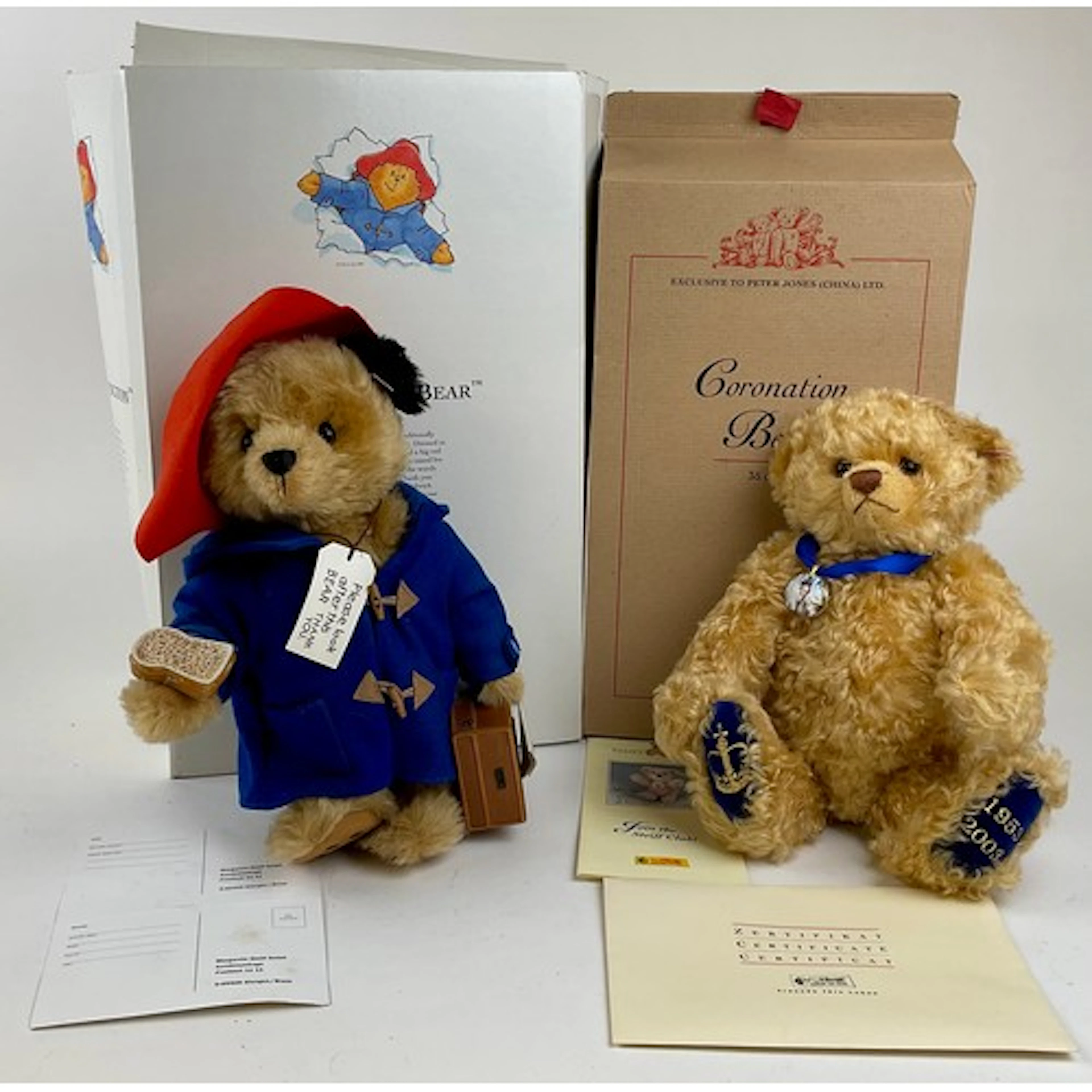 A Modern Steiff Paddington Bear #354250, with white tags and...