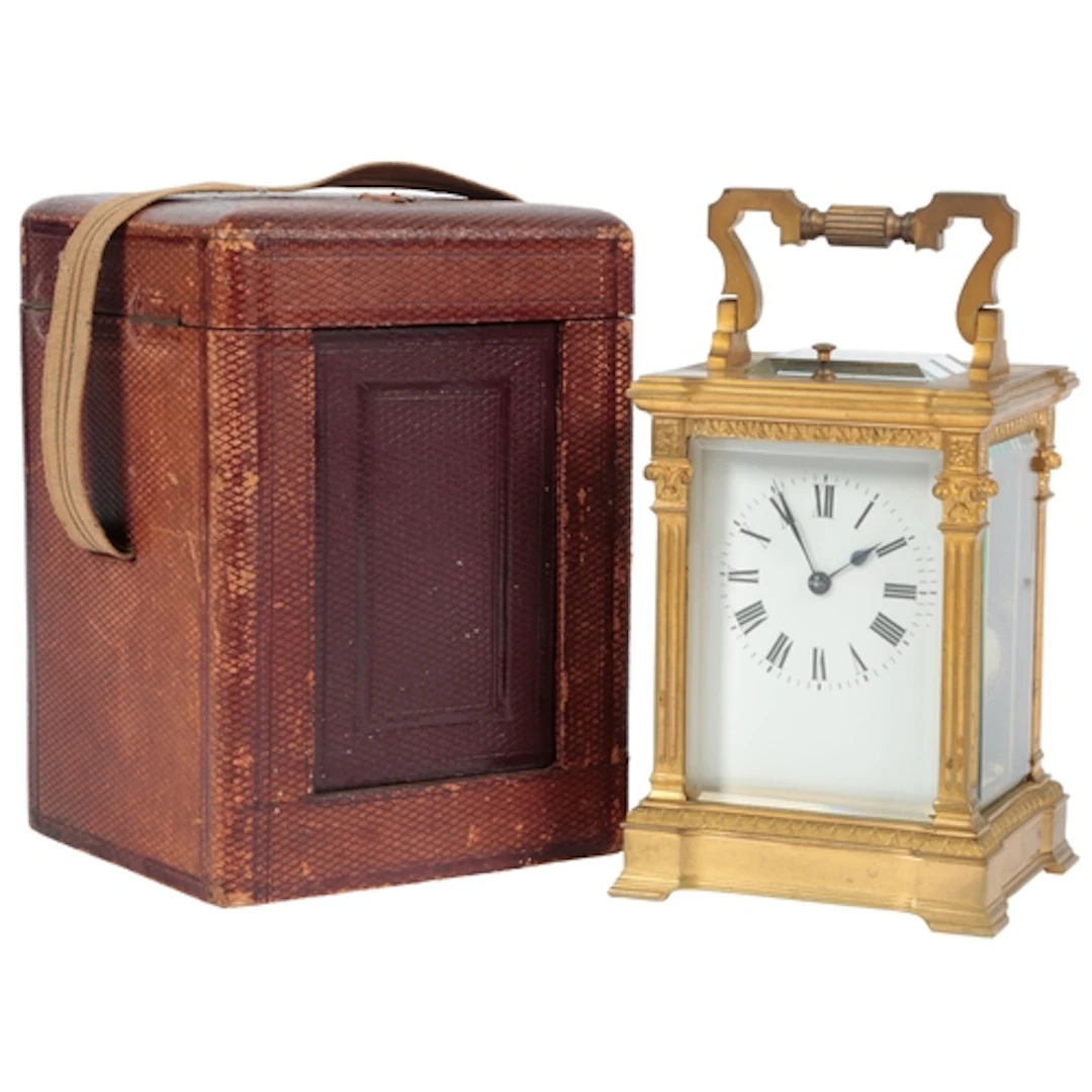 Richard & Cie, Paris, a repeating carriage clock, mid-19th c...