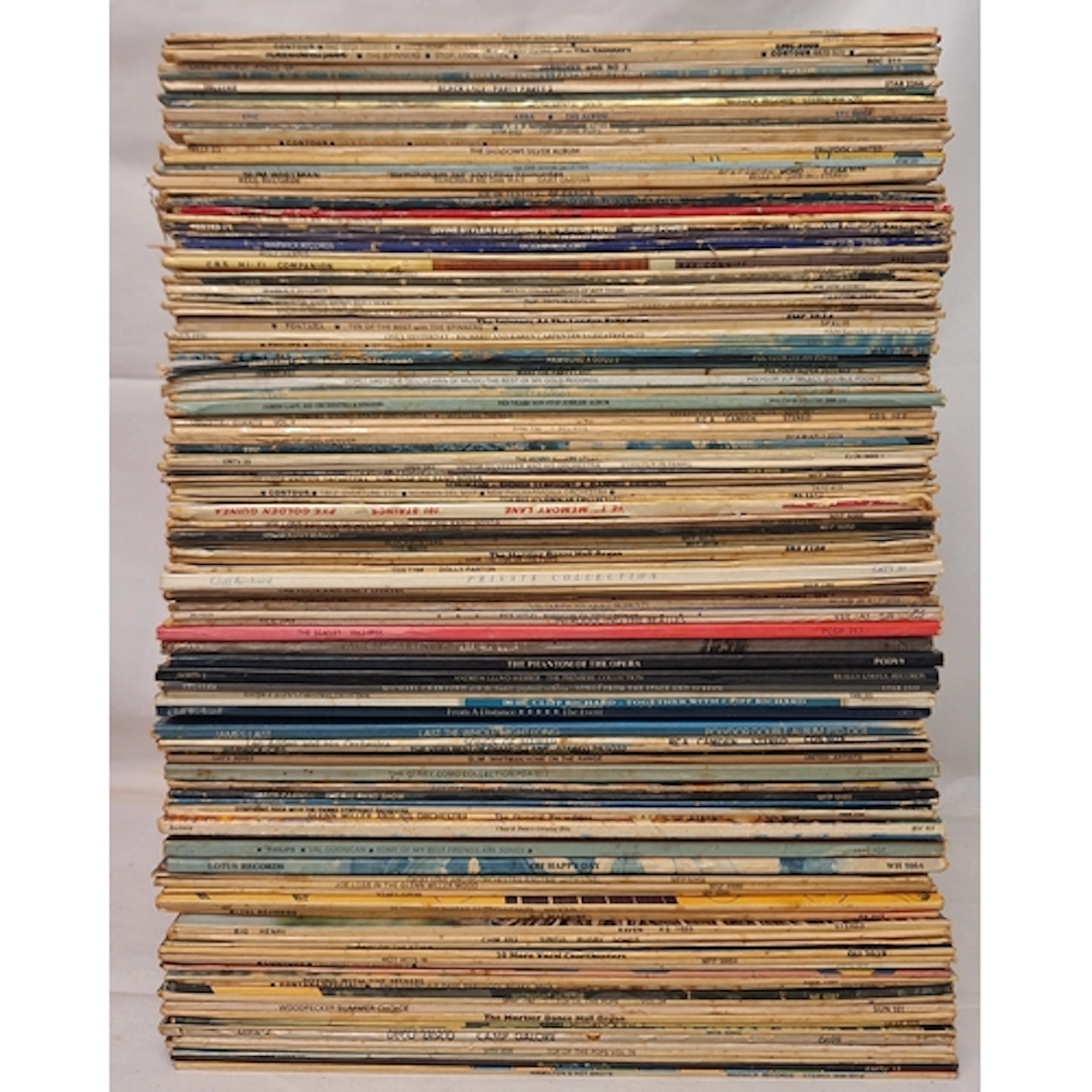 Large Box Records/Vinyl incl. The Beatles Red Album, Dolly P...
