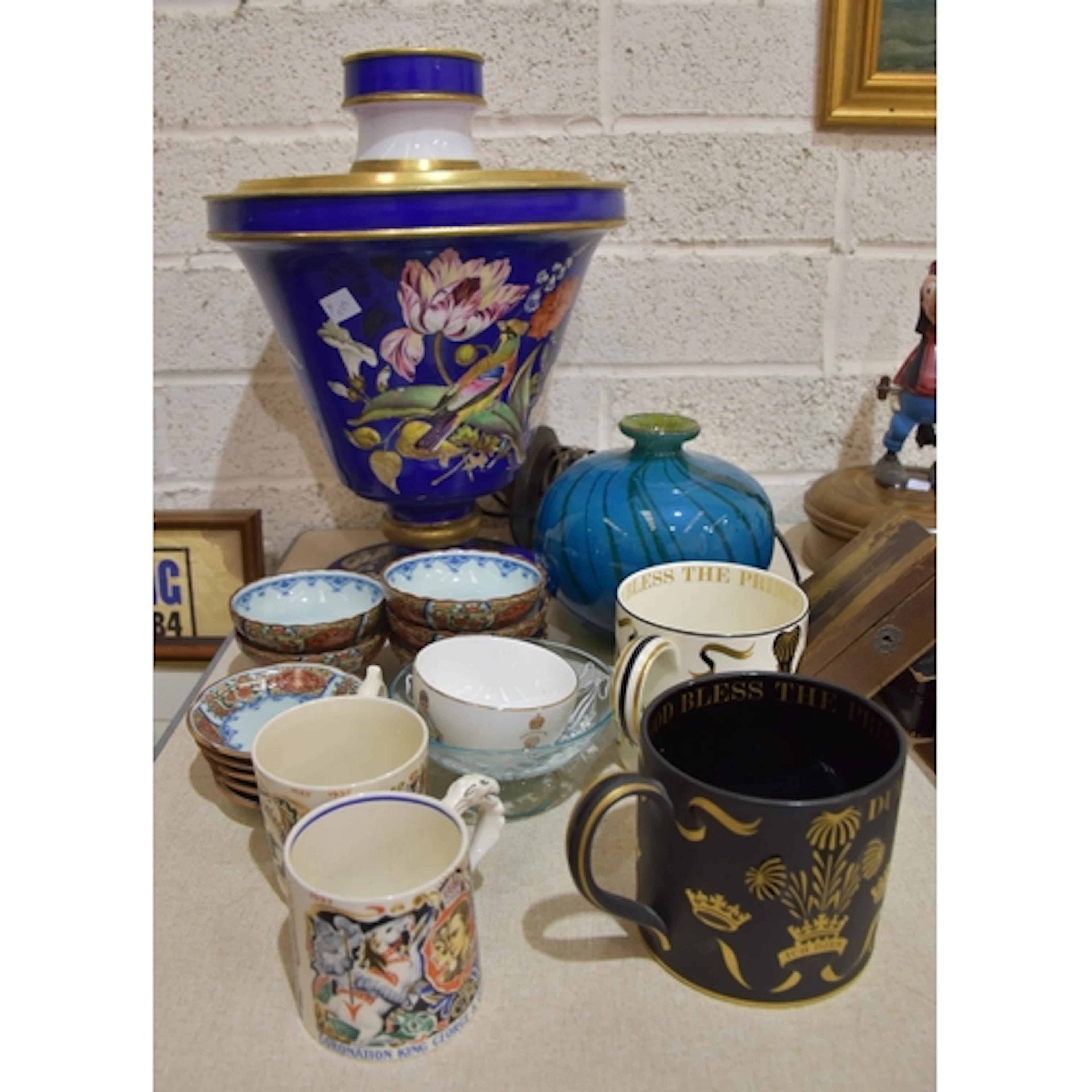 Two Wedgwood commemorative mugs by Robert Guyatt: 1969 Inves...