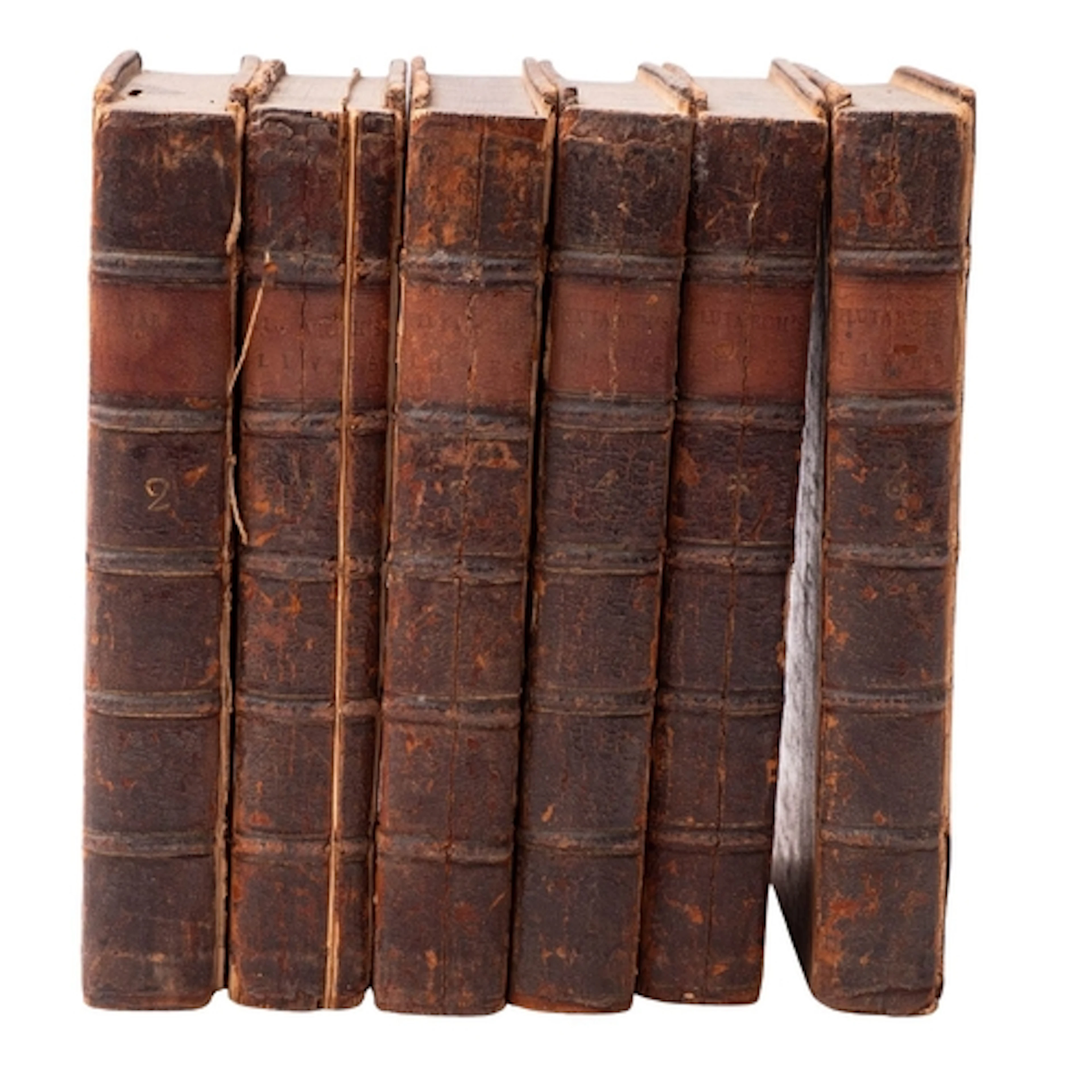 PLUTARCH. Lives ... translated from the Greek, 6 vols., Lond...