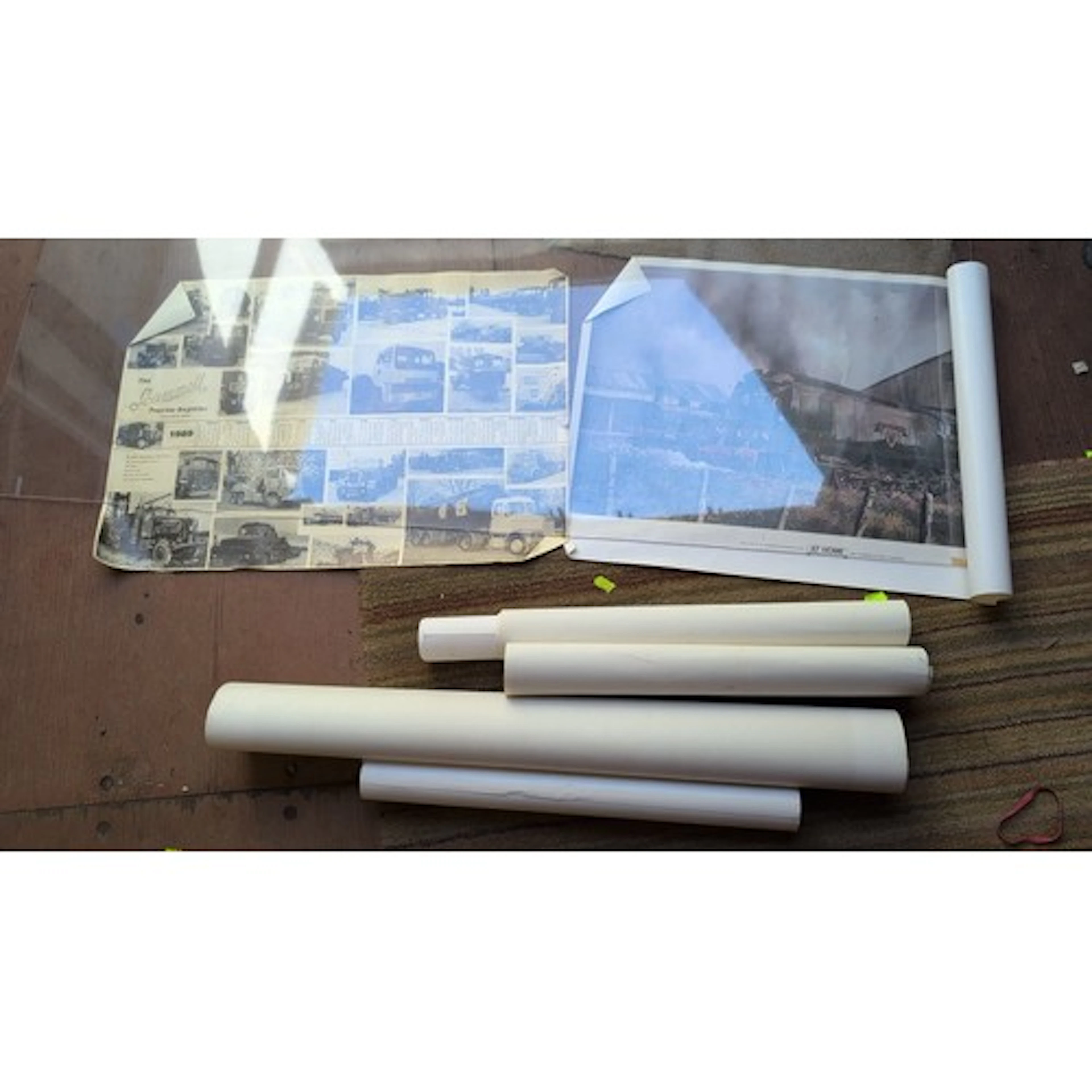 A group of railway and road-transport ephemera, including ro...