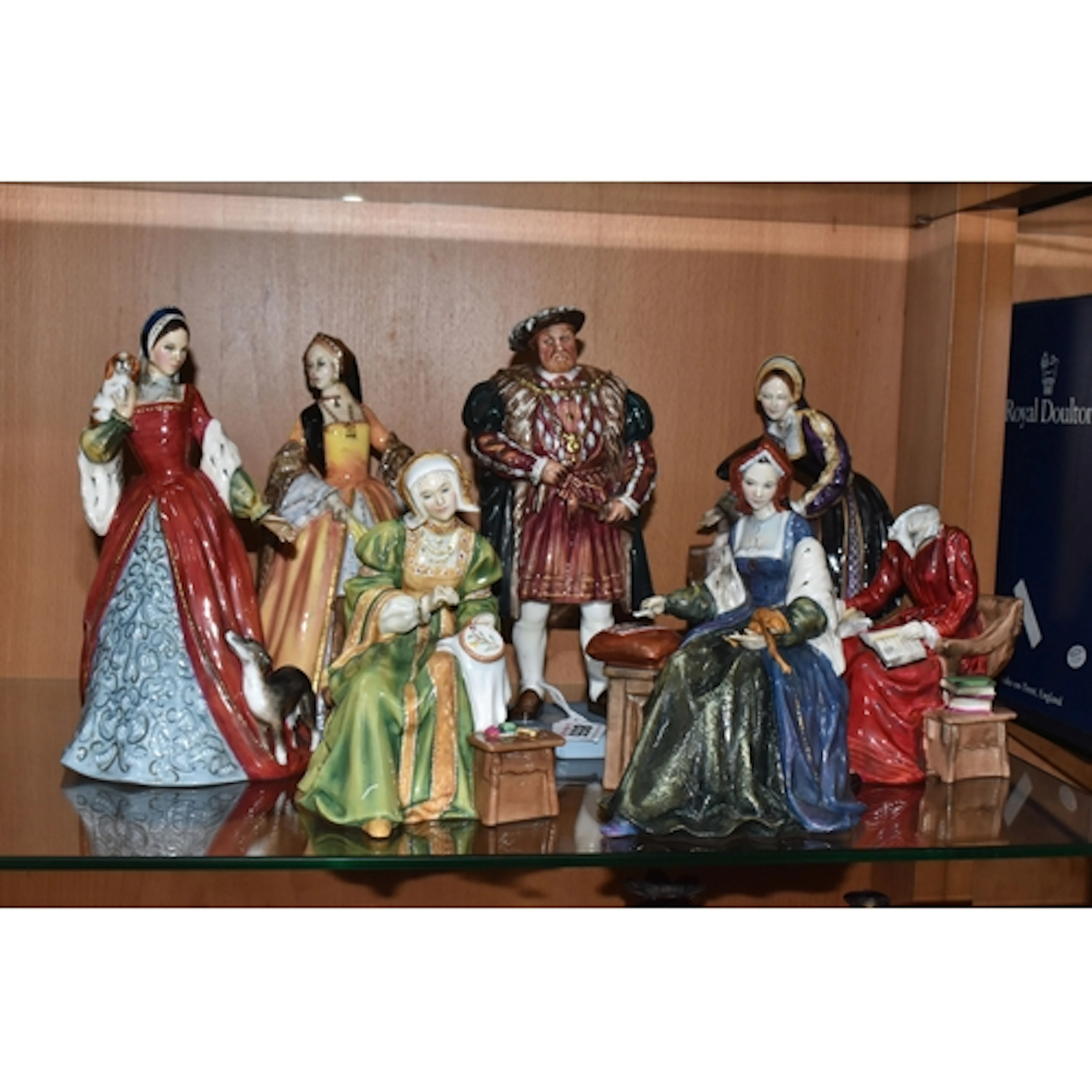 ROYAL DOULTON FIGURES OF KING HENRY VIII AND HIS SIX WIVES, ...