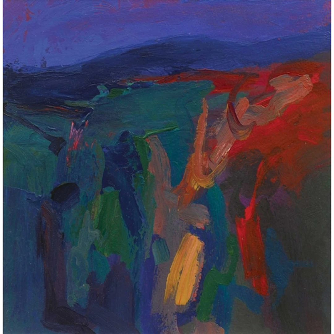 § John MILLER (1931-2002) Penwith Landscape Gouache, stamp s...
