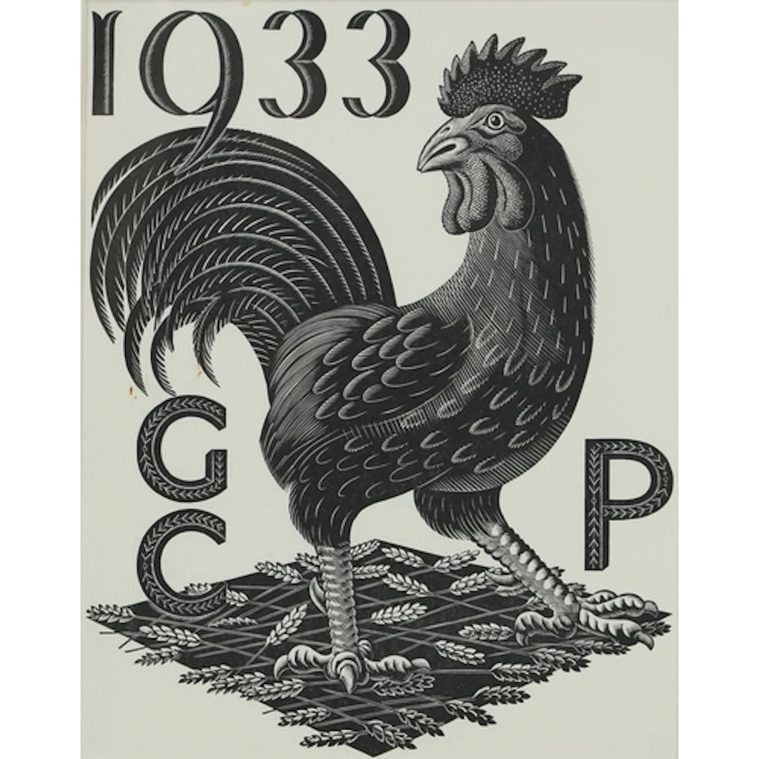 Eric Ravilious - Golden Cockerel Press Prospectus, 20th cent...