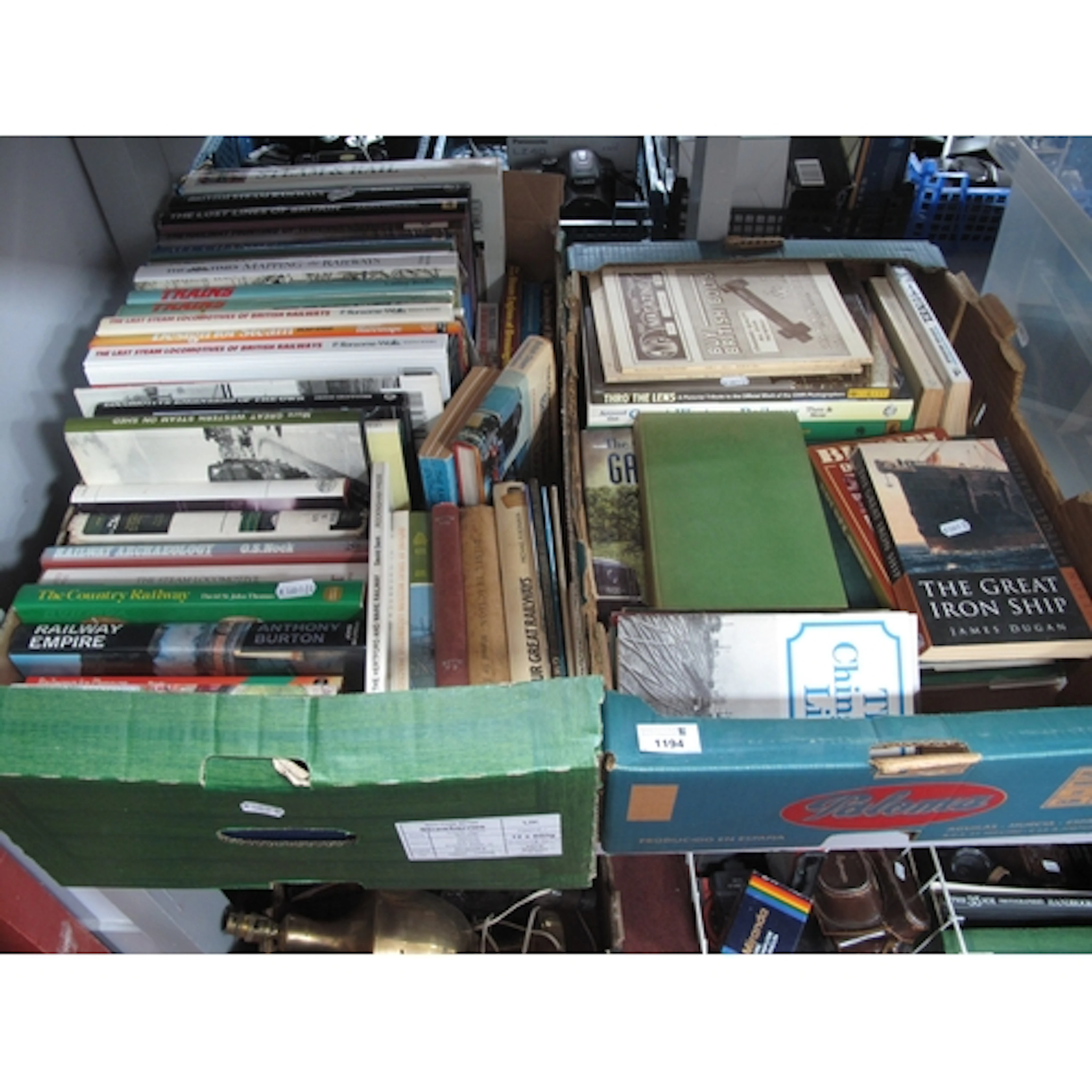 Railway and industrial books, comprising a comprehensive col...