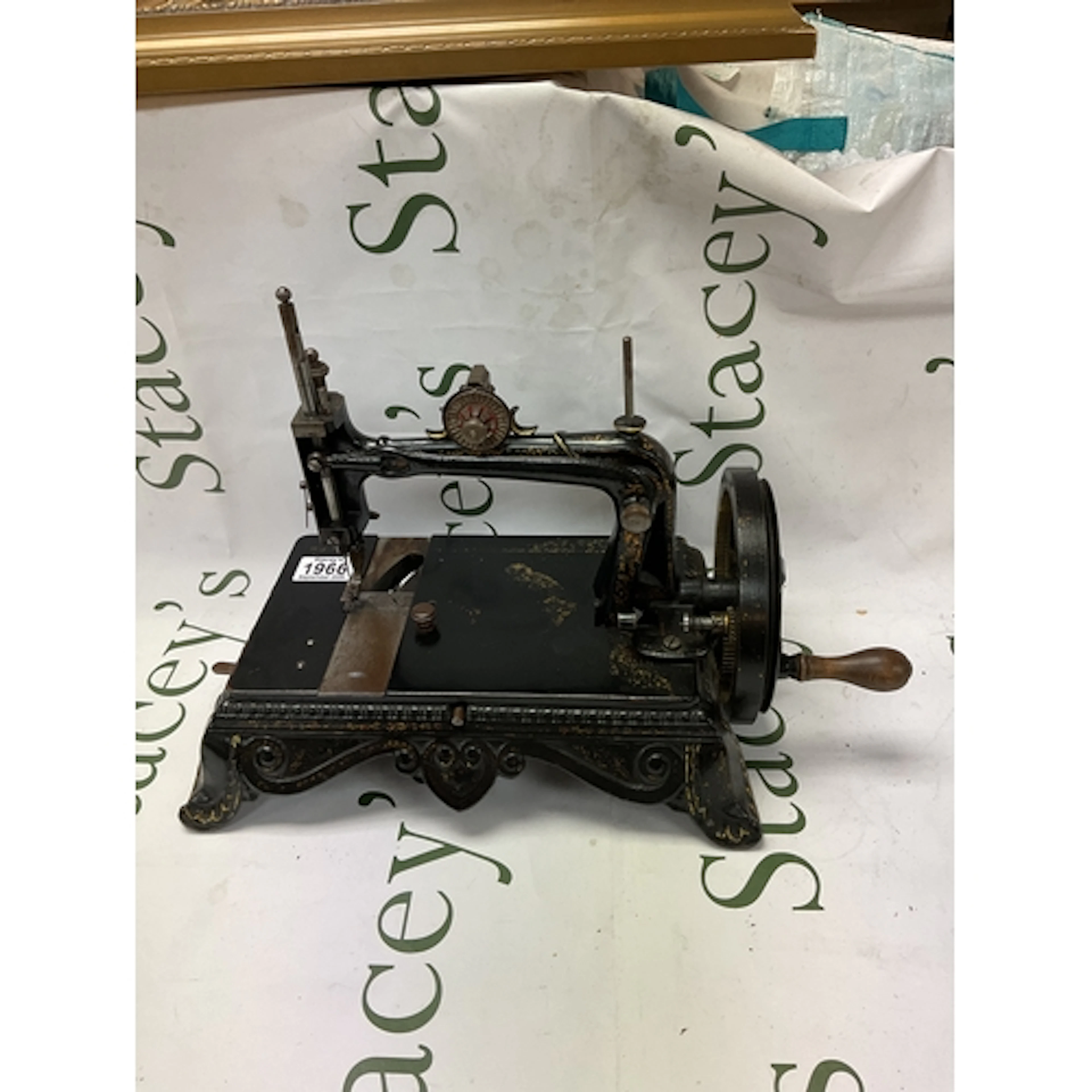 19th c Beaumont squat sewing machine.