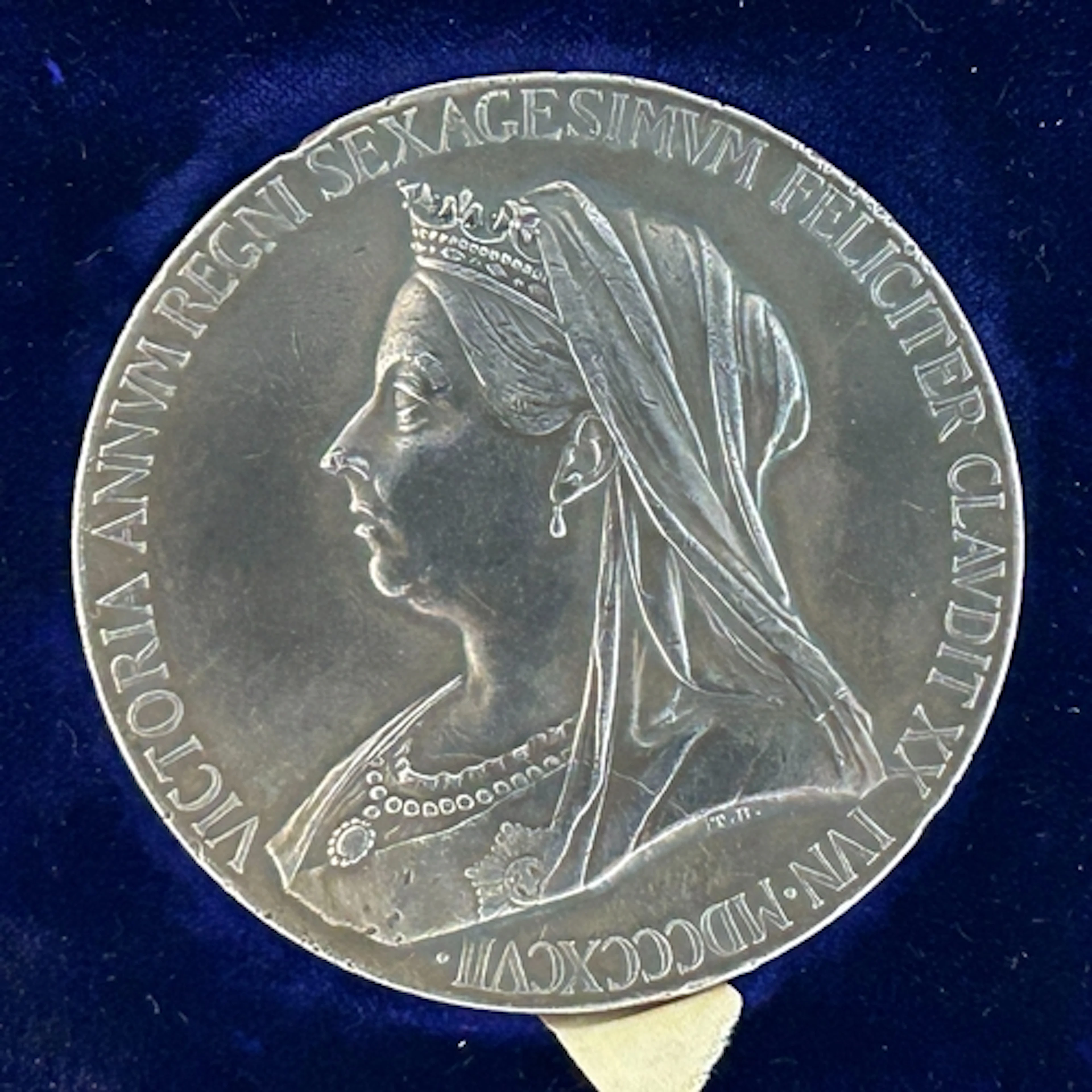 The official Royal Mint Victoria Diamond Jubilee, 1897 Silve...