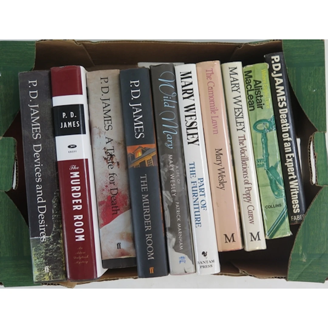 JAMES (P.D.) various 1st editions including The Murder Room,...