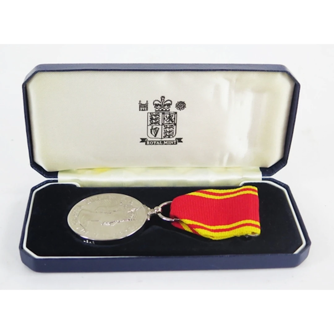 An Elizabeth II Fire Brigade Long Service and Good Conduct M...