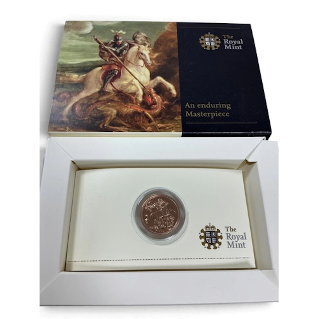 Royal Mint 2009 Gold Sovereign, cased.
