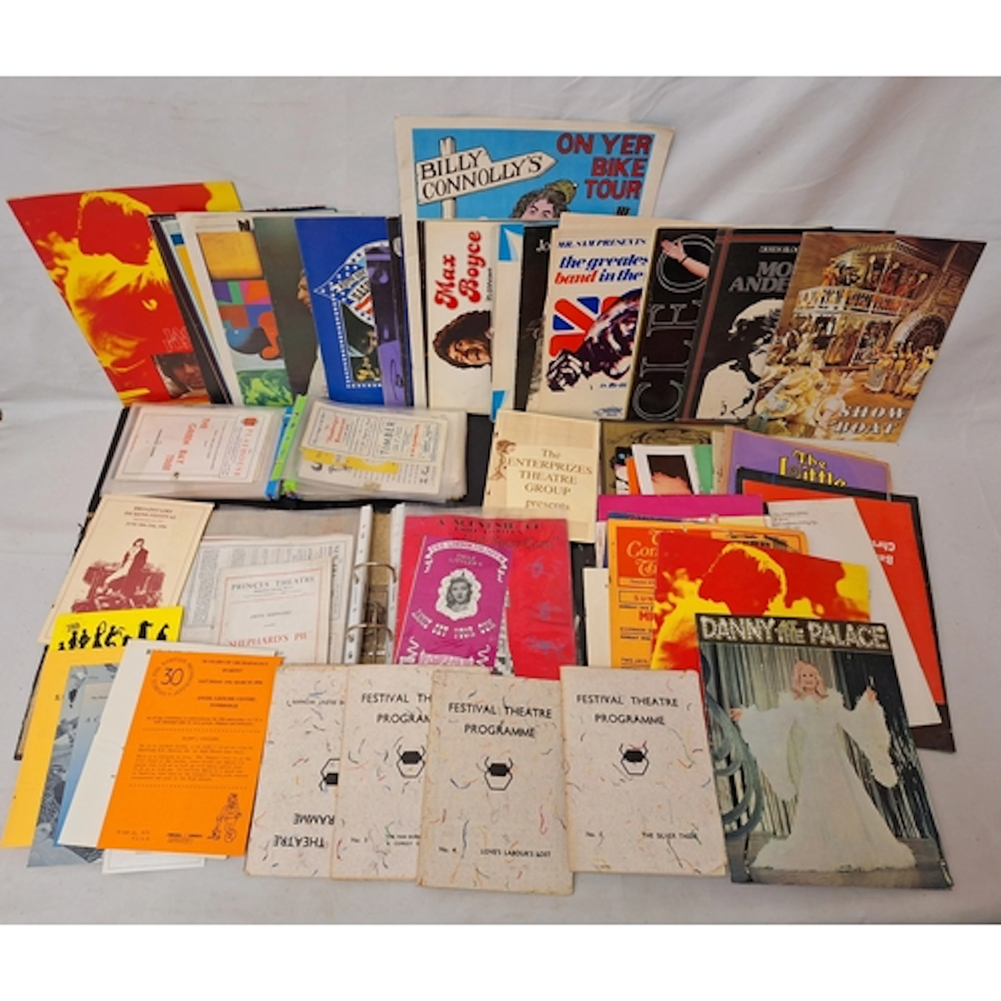 2 Folders London Theatre Programmes incl. Haymarket, Colosse...