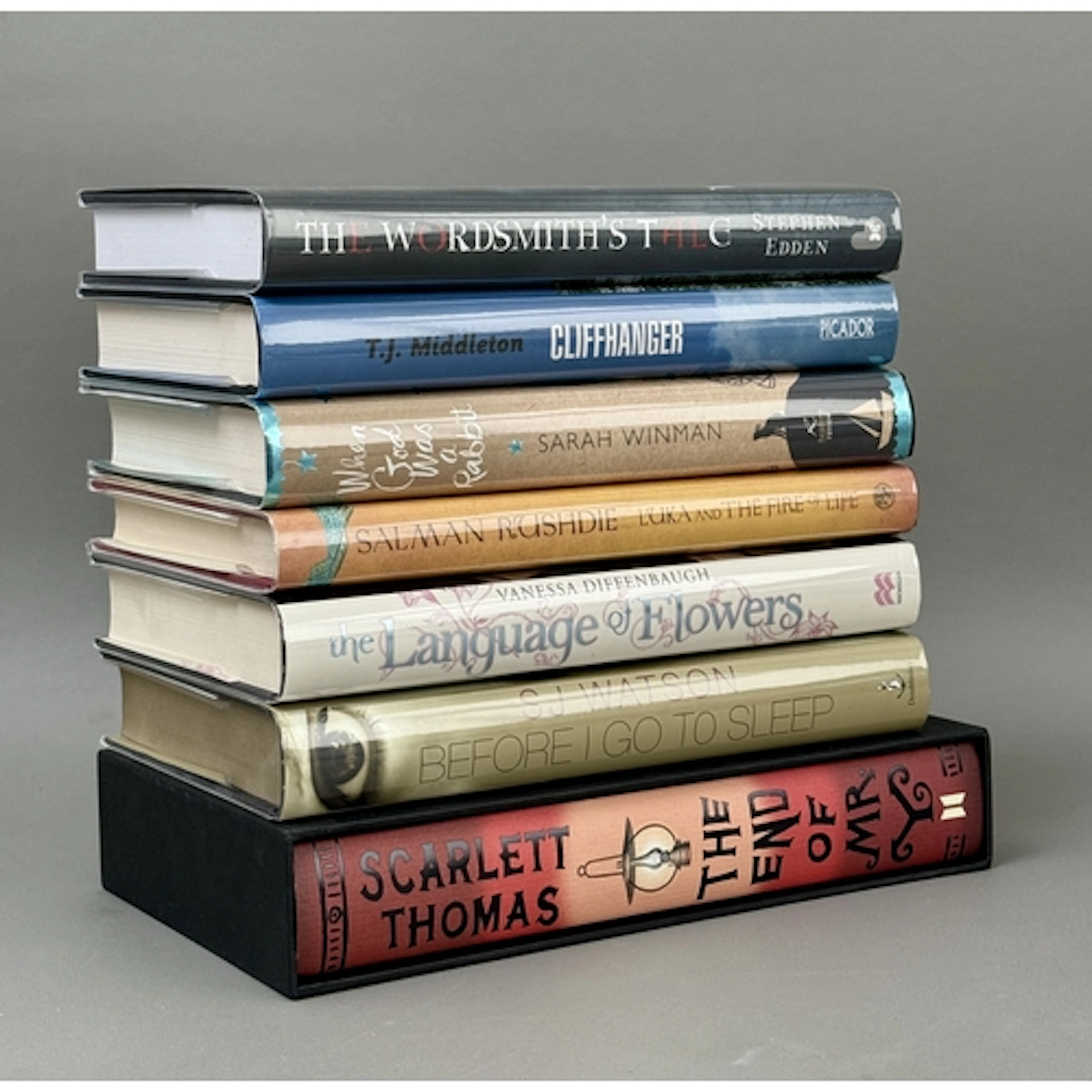 Seven signed modern first editions - all signed by the autho...