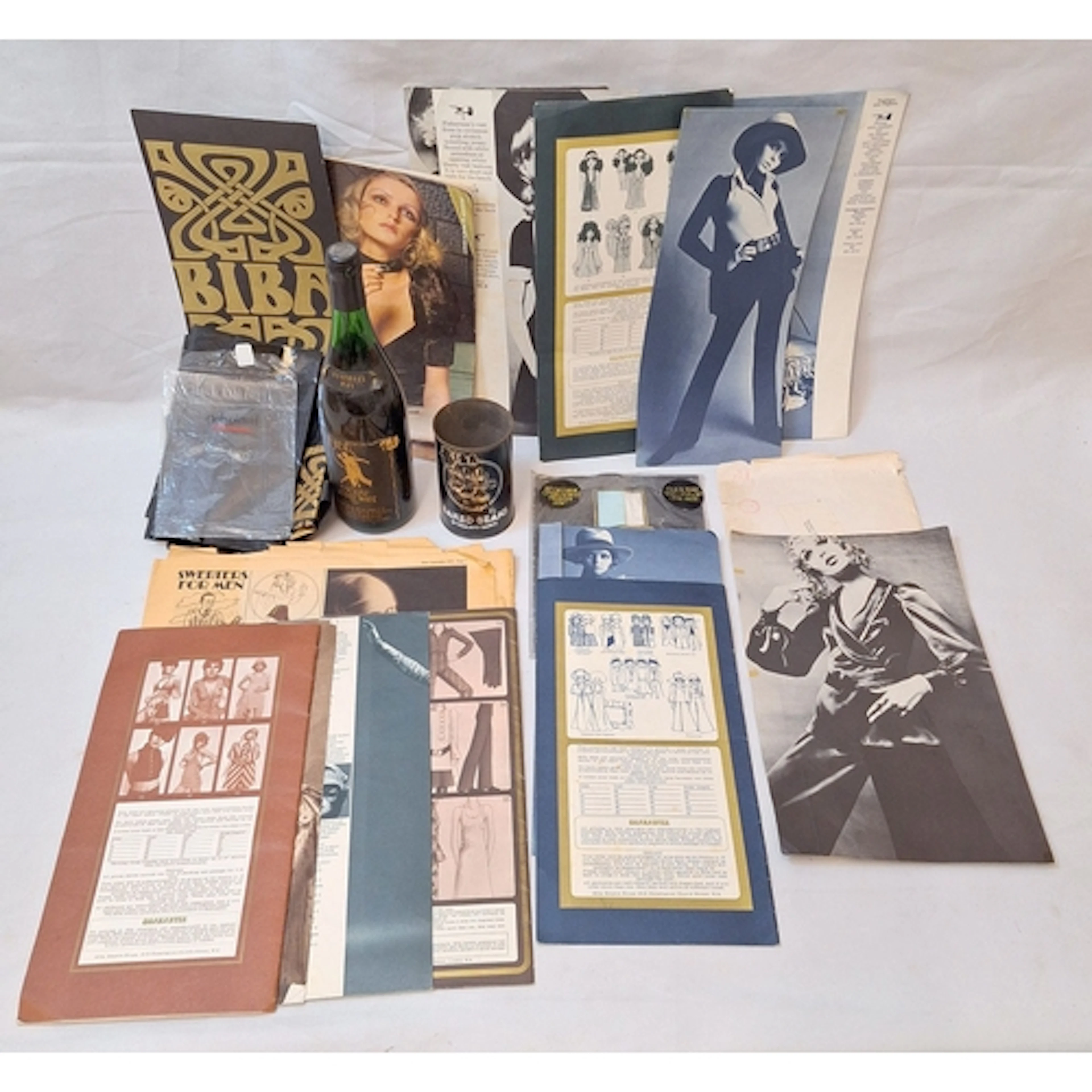 BIBA items including, BIBA Baked Beans (empty), BIBA English...