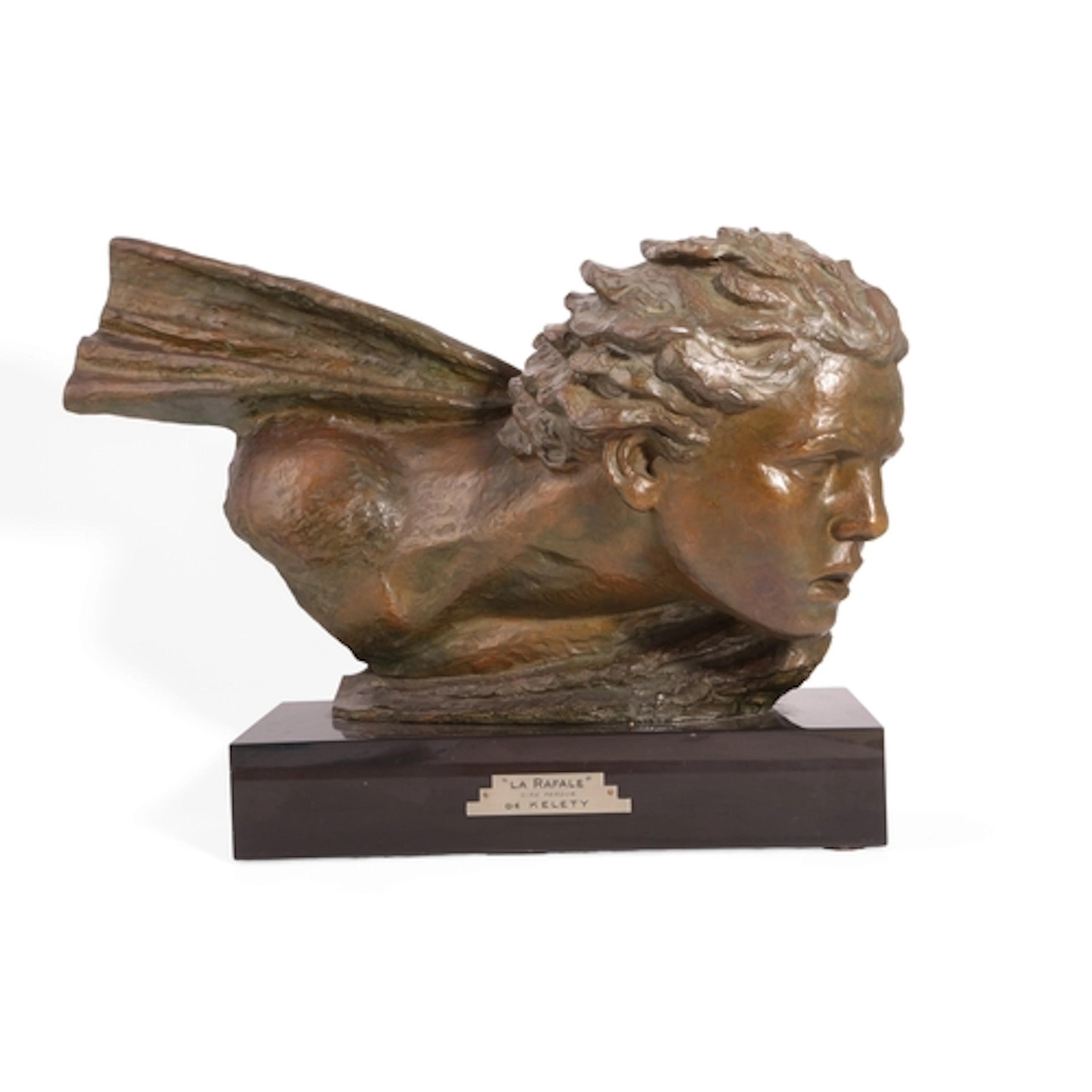 Alexandre Kelety (Hungarian, 1874-1940) 'La Rafale' an Art D...
