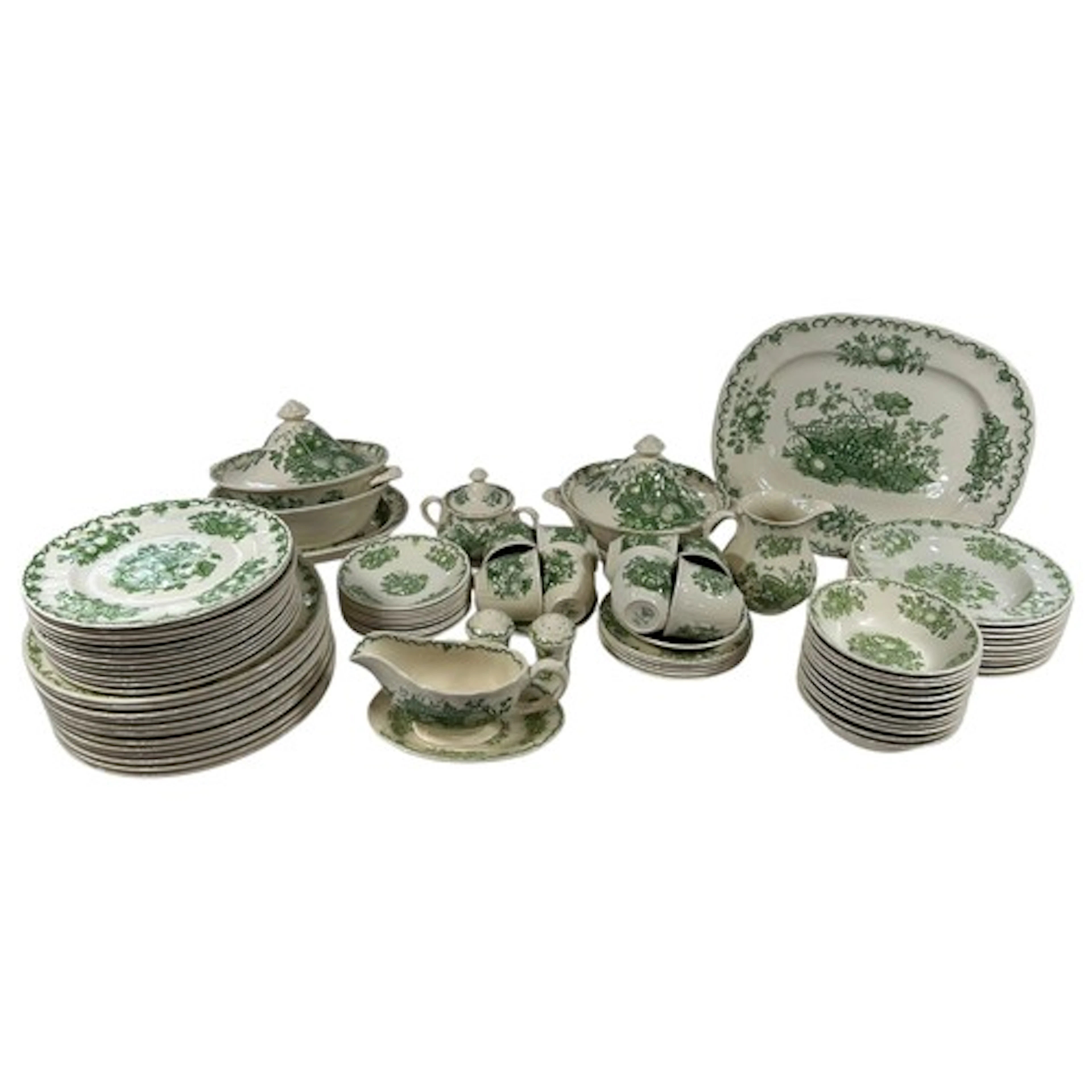A collection of Masons 'Fruit Basket' pattern ironstone dinn...