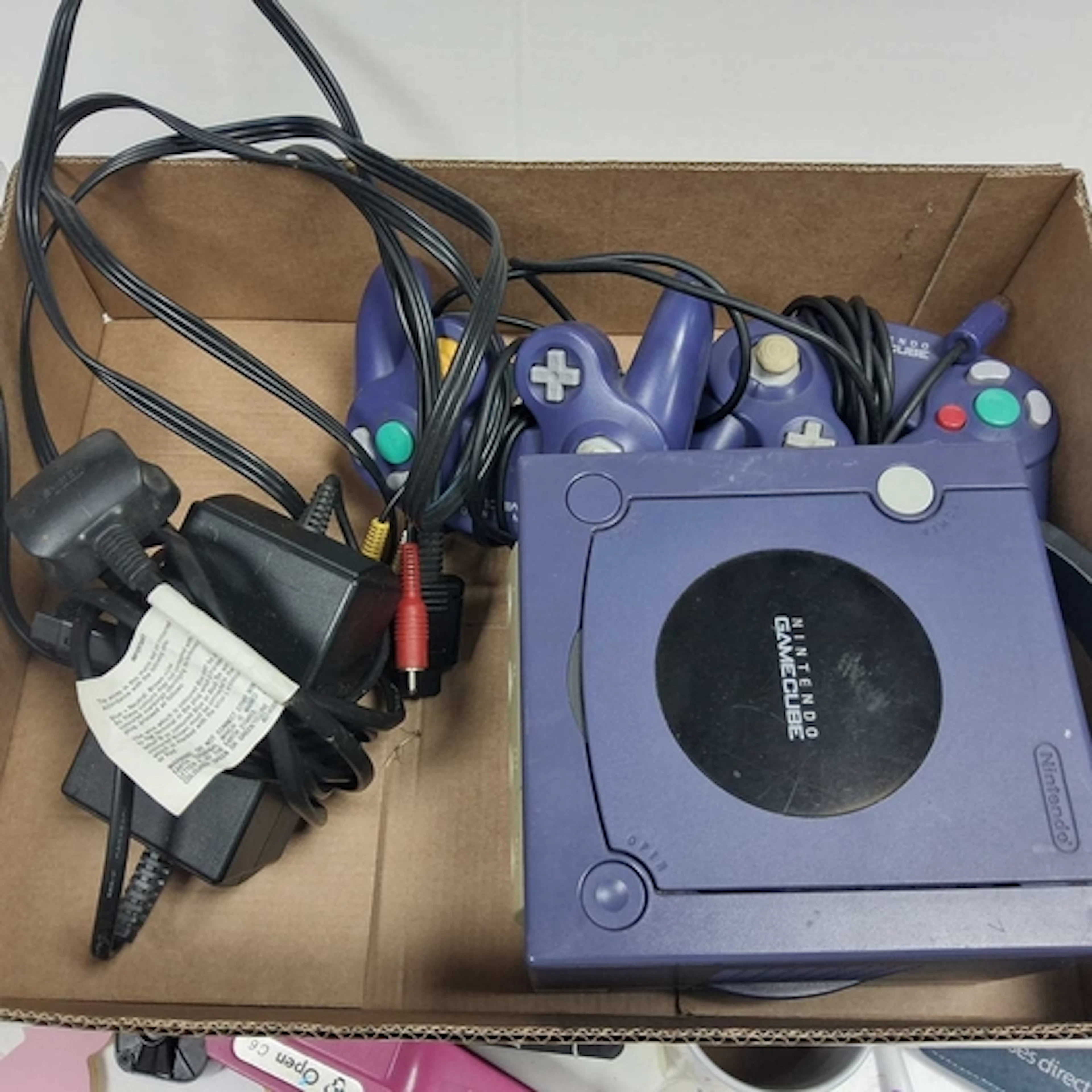 NINTENDO GAMECUBE VIDEO GAME CONSOLE, doesn't include any ga...