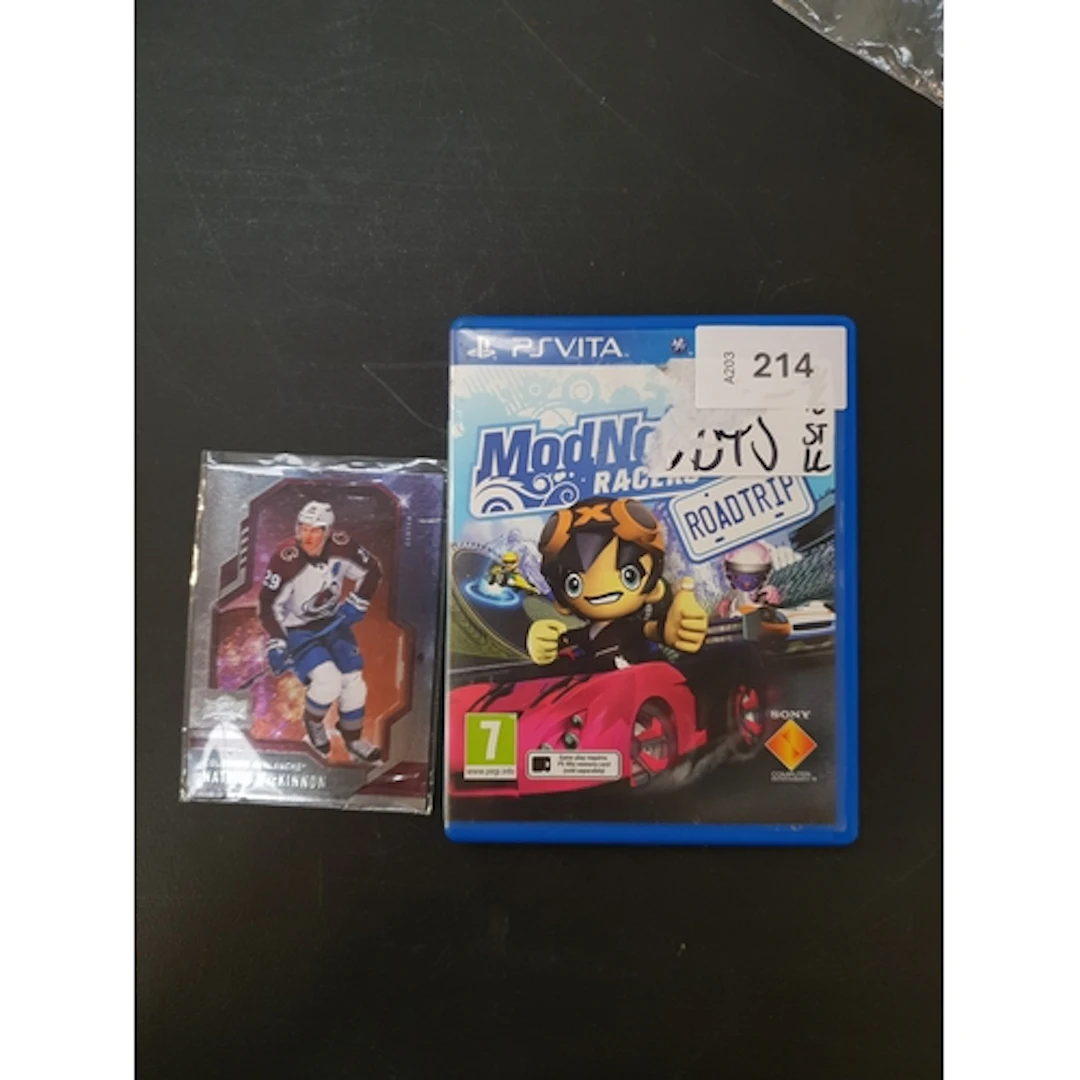 PLAYSTATION PSVITA GAME CARD MOD NATION RACERS AND NATHAN MA...