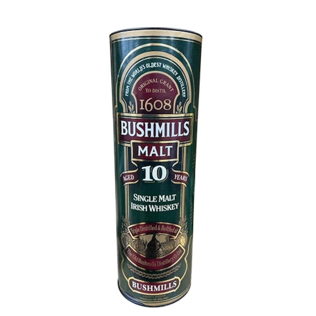 A bottle of Bushmills 10 Year Old Single Malt Irish Whiskey,...