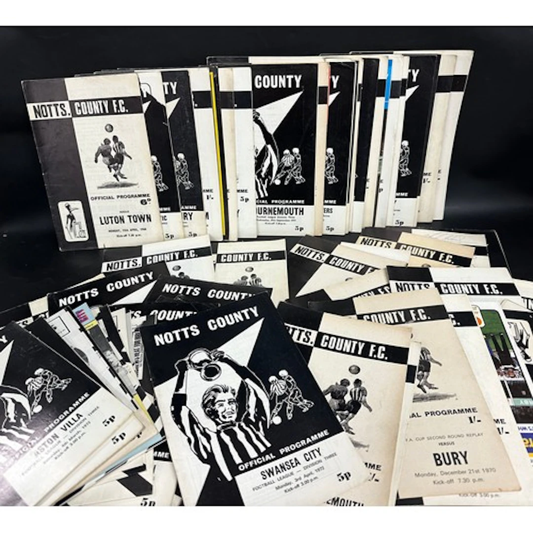 A collection of Notts County football programmes 1960s/1970s...
