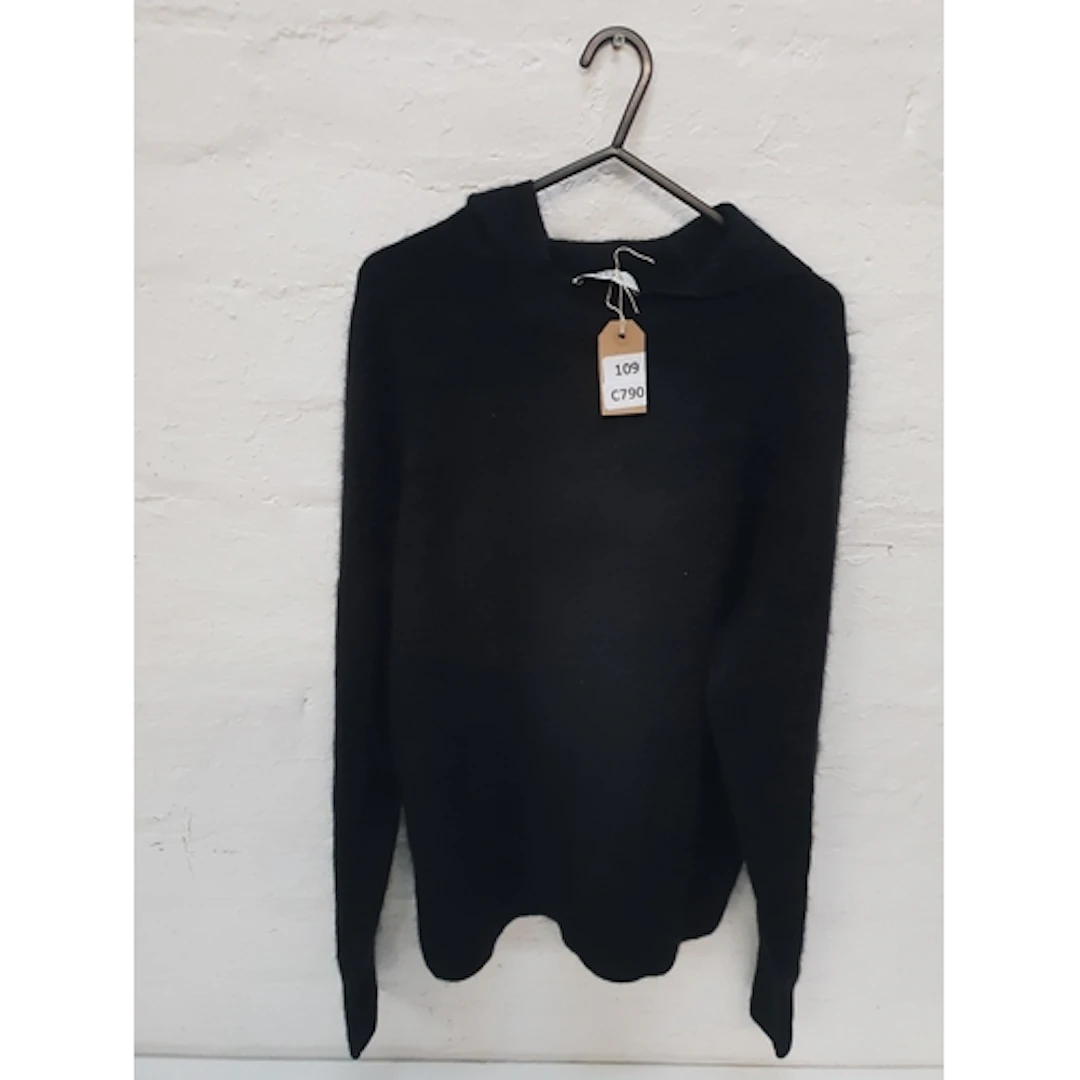 COS 100% CASHMERE WITH HOODIE JUMPER size, M