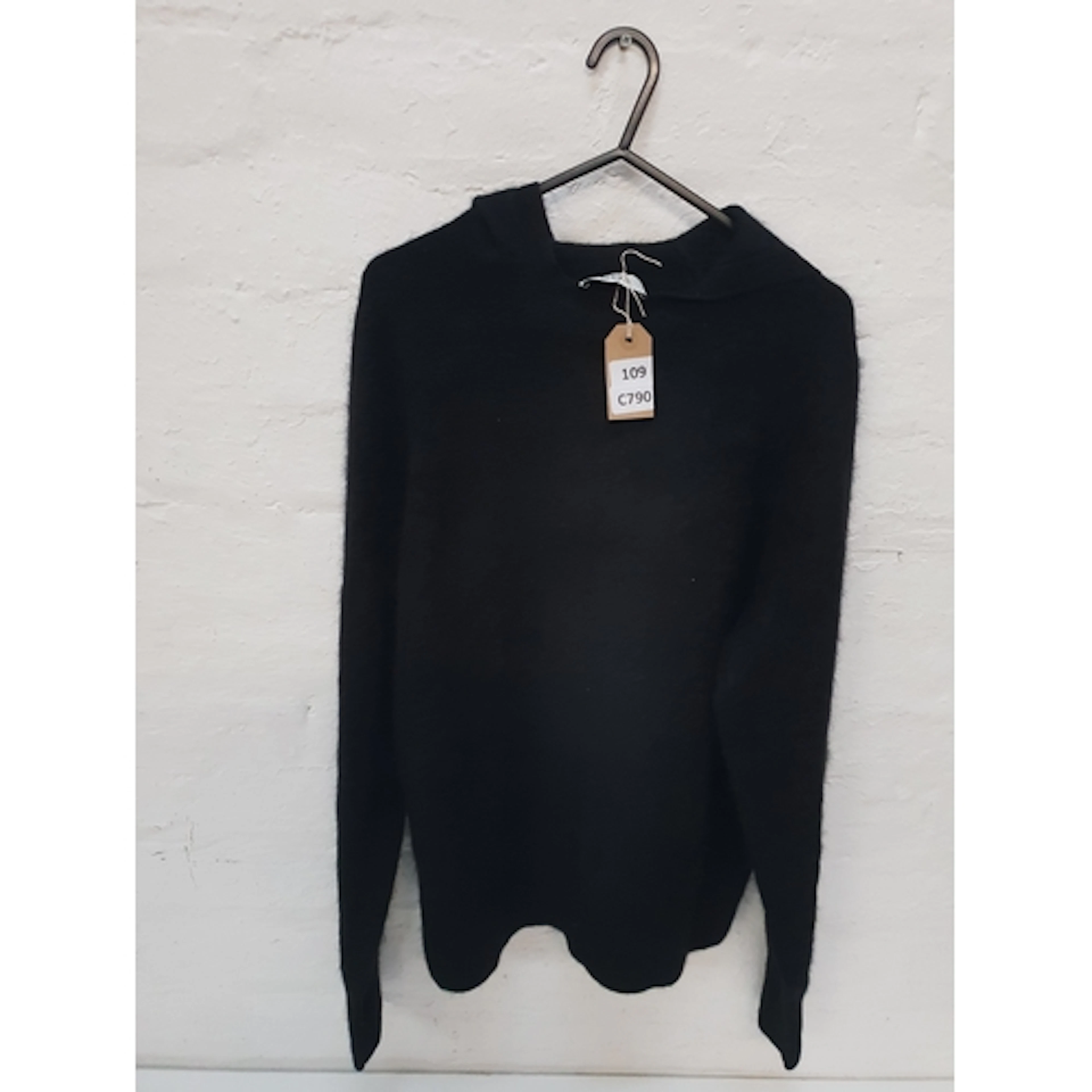 COS 100% CASHMERE WITH HOODIE JUMPER size, M