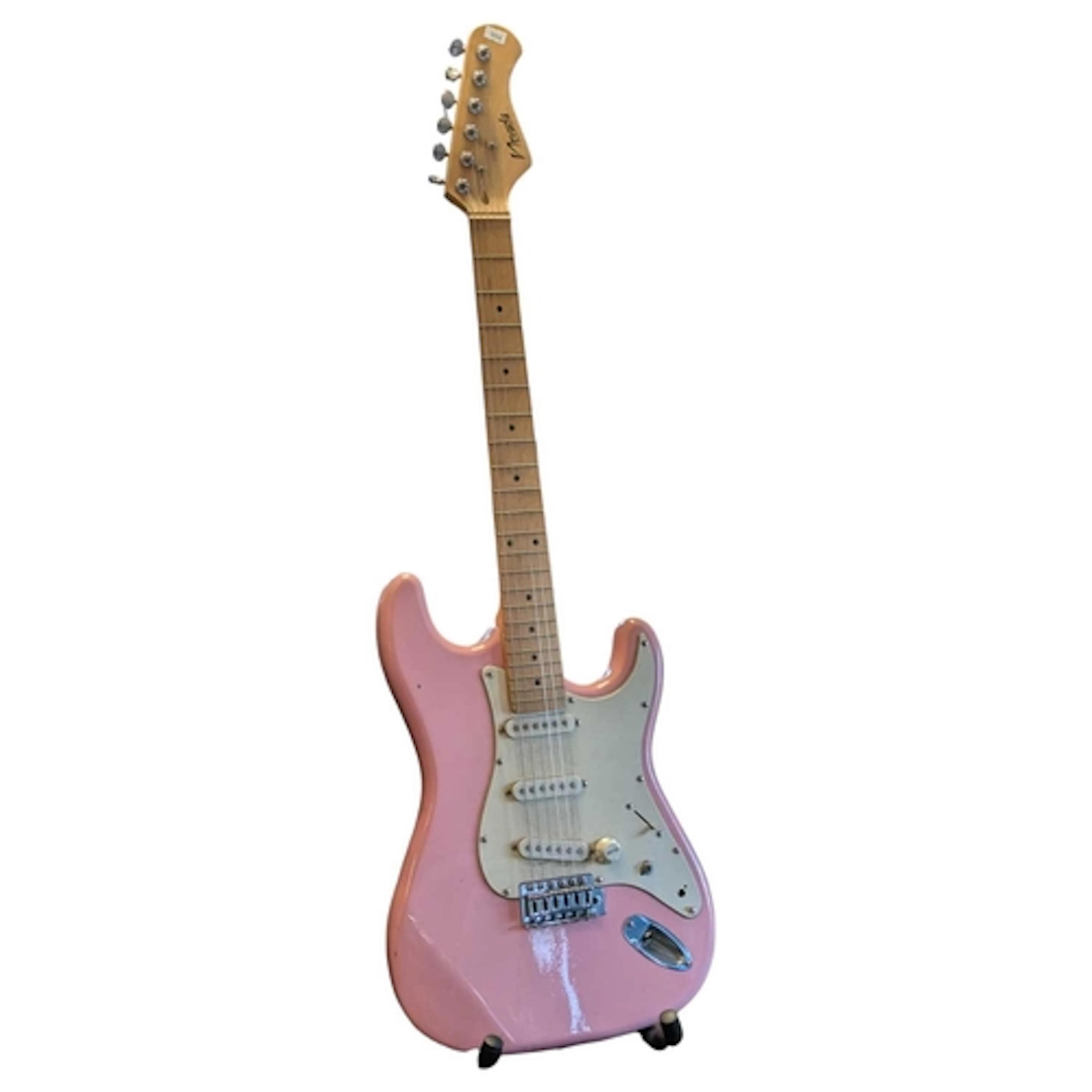 Nevada, UK - A contemporary Stratocaster electric guitar ins...