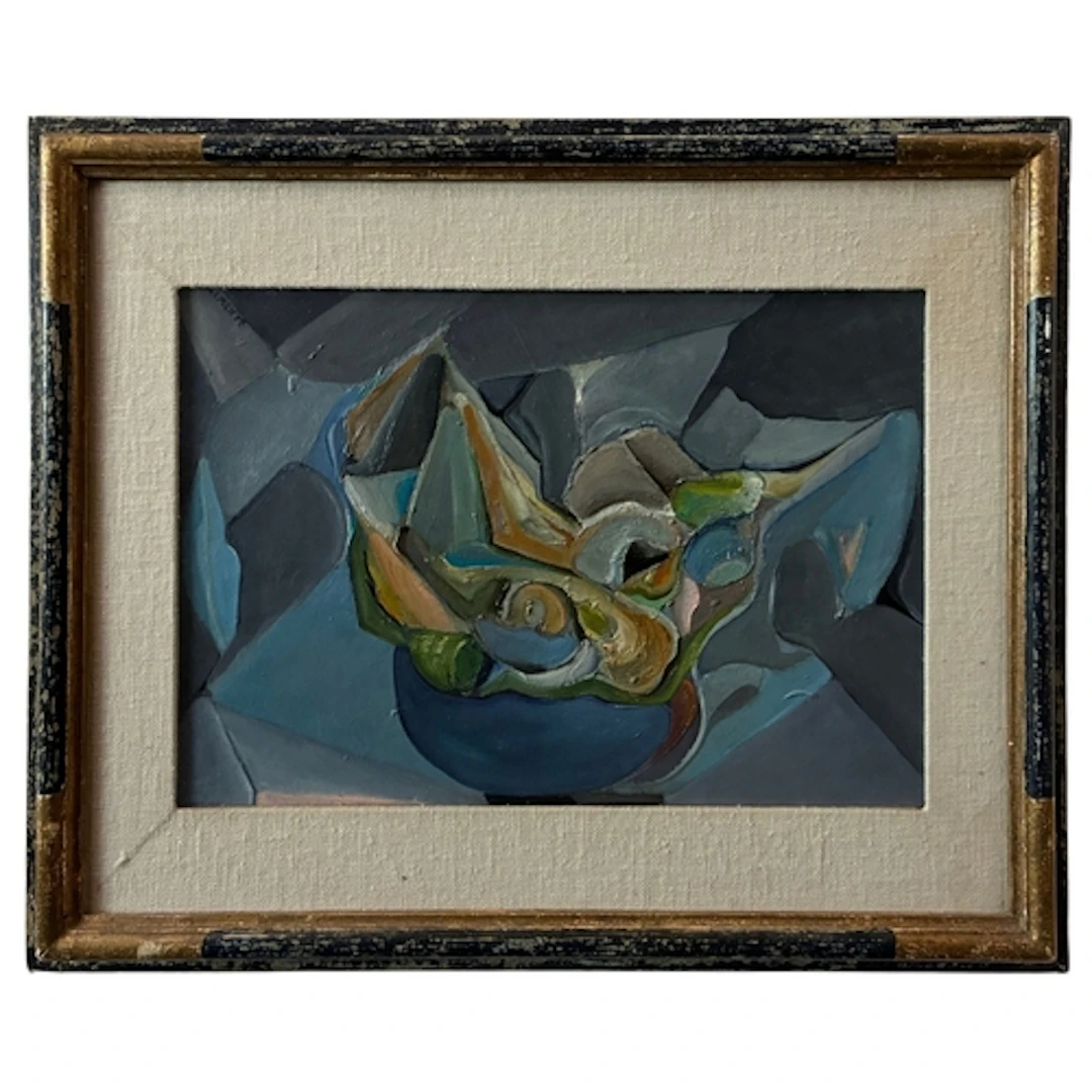Clemente (Italian, 20th Century) - Contorted cubist forms, o...