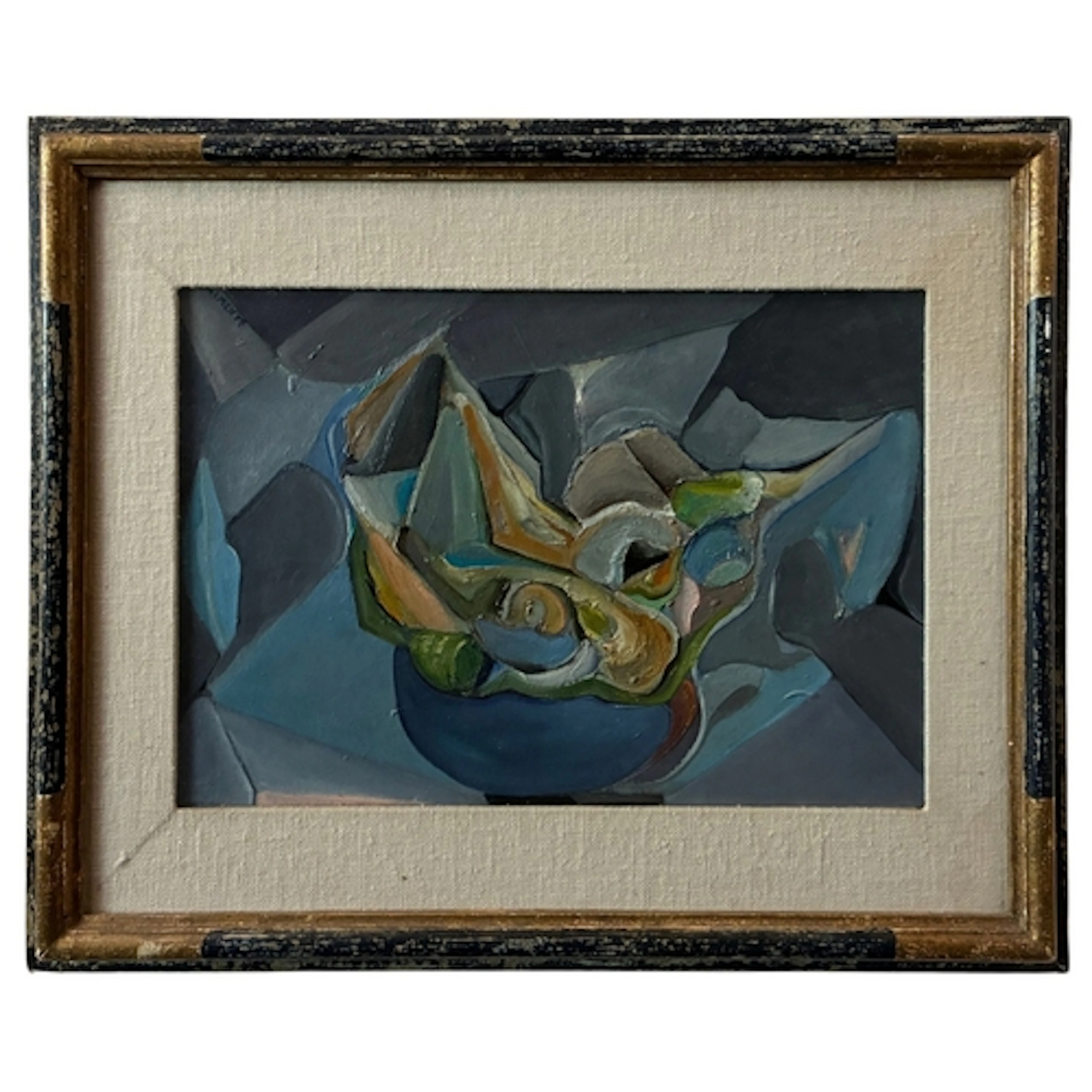 Clemente (Italian, 20th Century) - Contorted cubist forms, o...